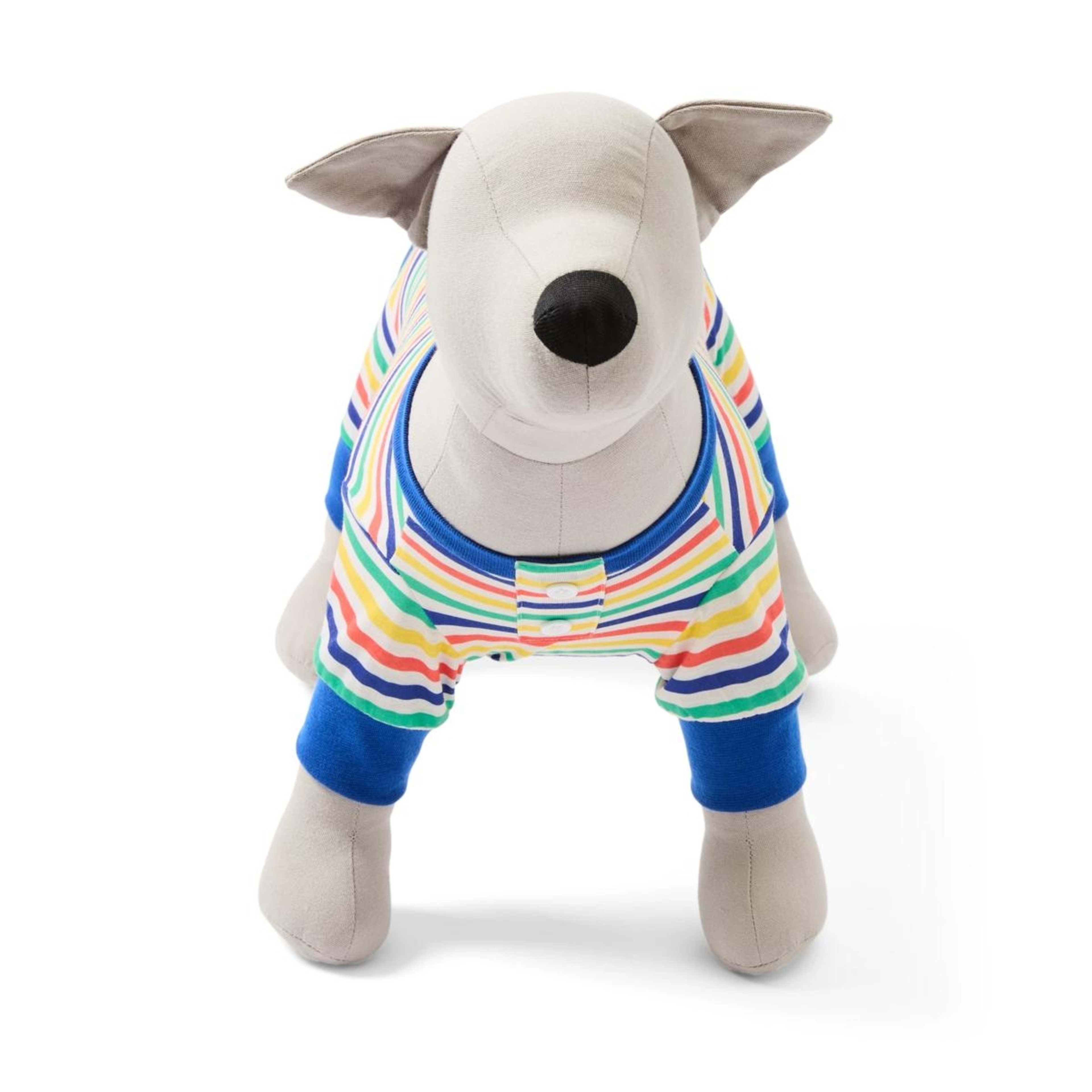 4 Pet Stripe Pyjamas - Large, Blue, 4 of 9