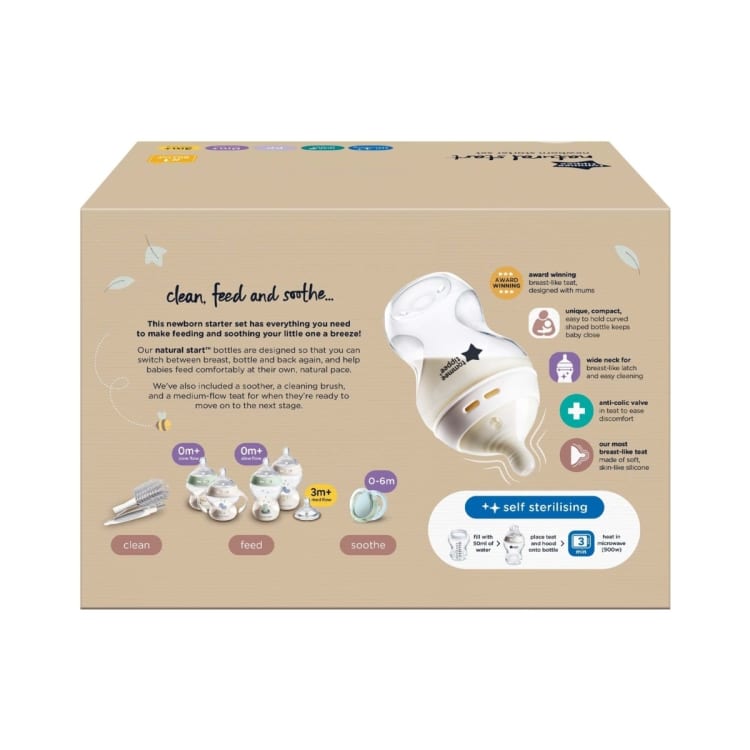 8 piece tommee tippee natural start newborn starter set kmart