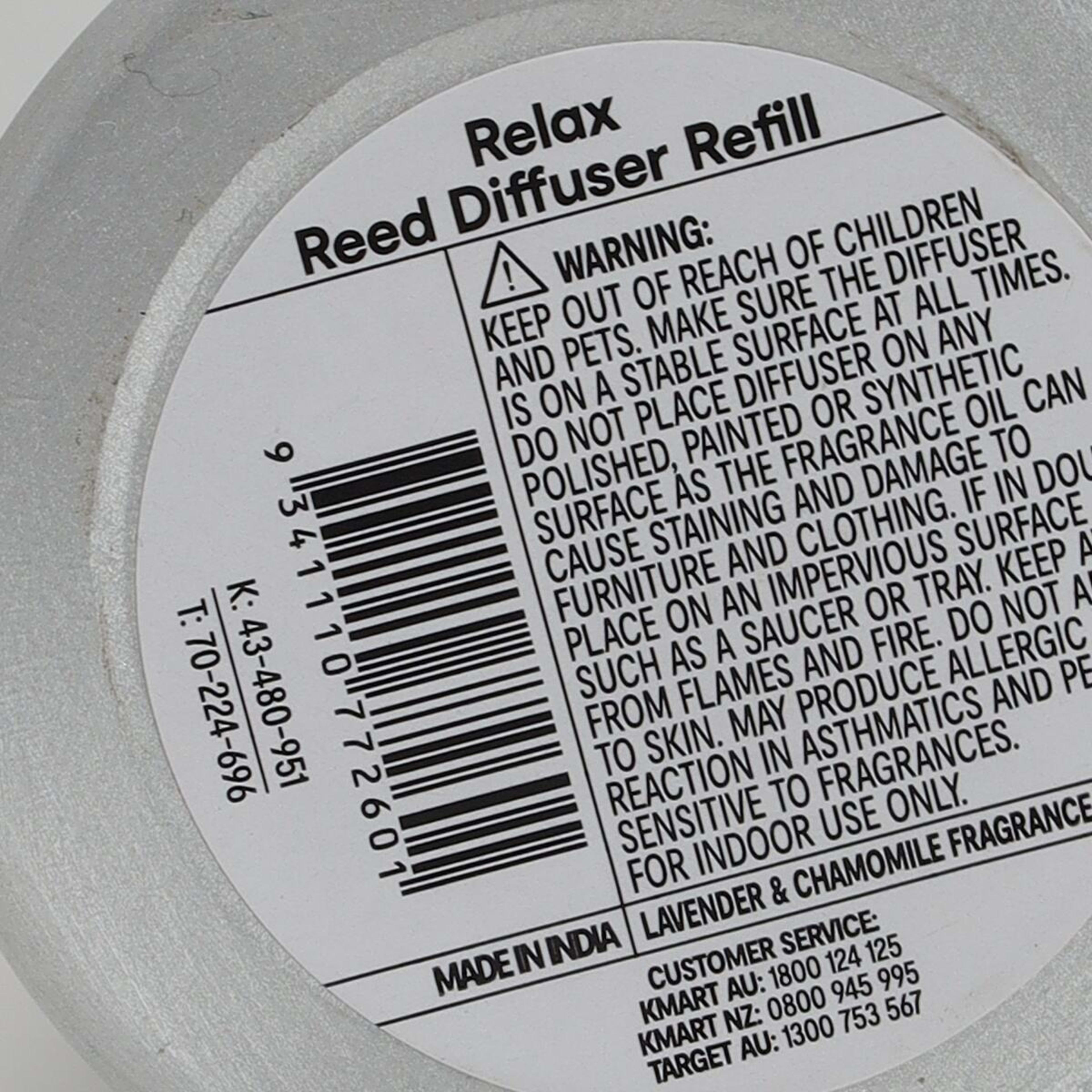 2 Relax Lavender and Chamomile Reed Diffuser Refill 260ml, 2 of 3