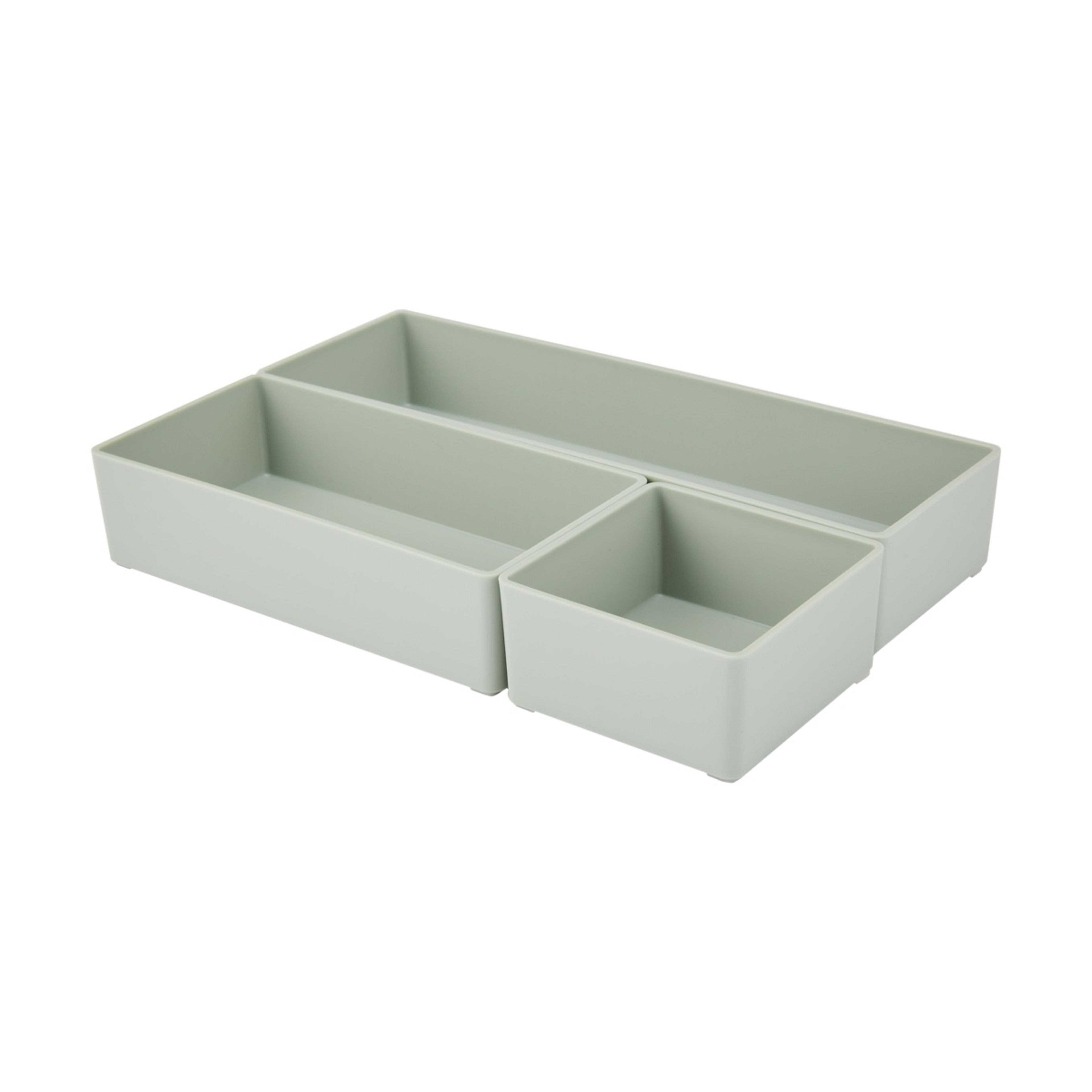 1 3 Piece Desk Storage Set - Sage