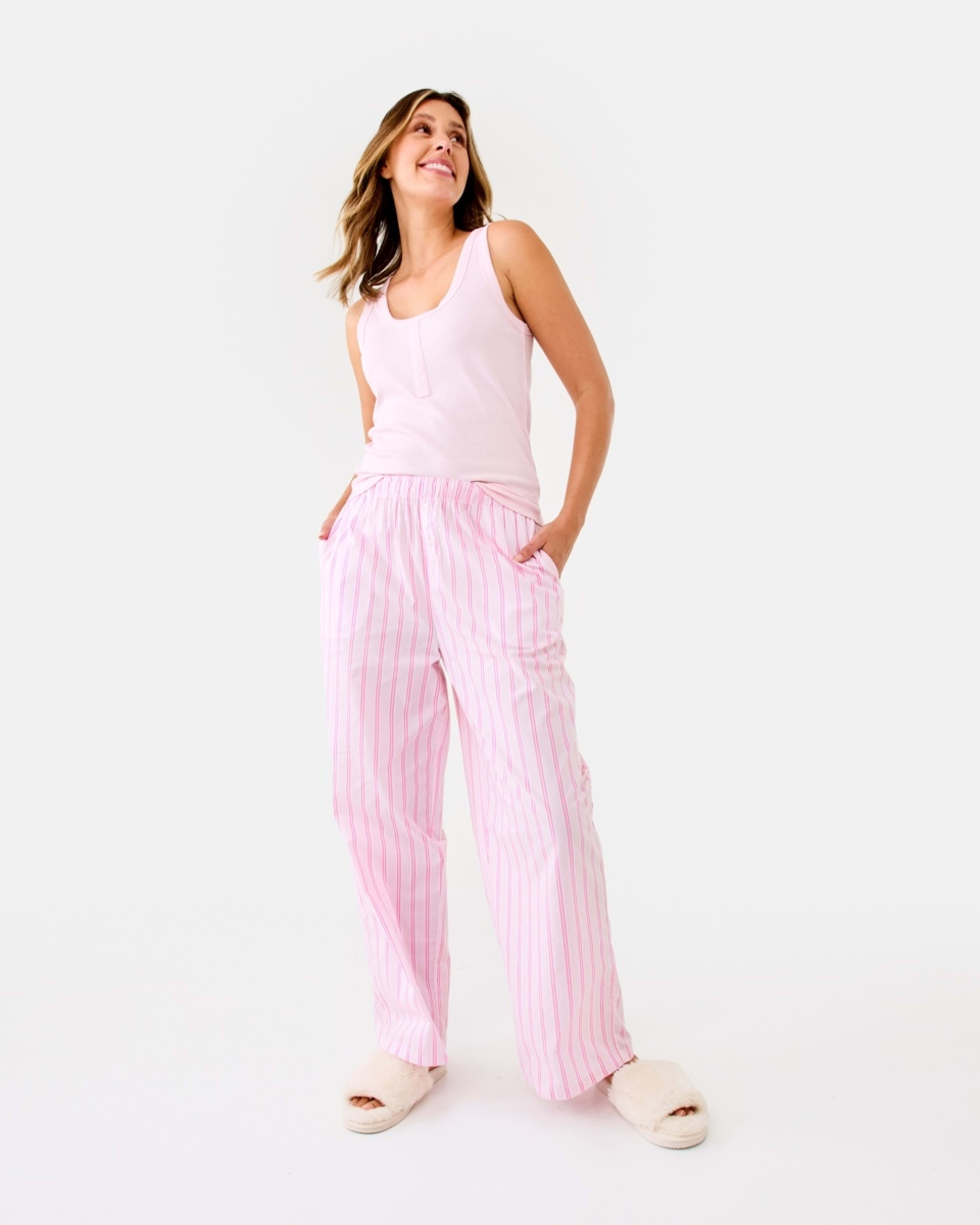 2 Boyfriend Woven Pants Mx Strp B, 2 of 7