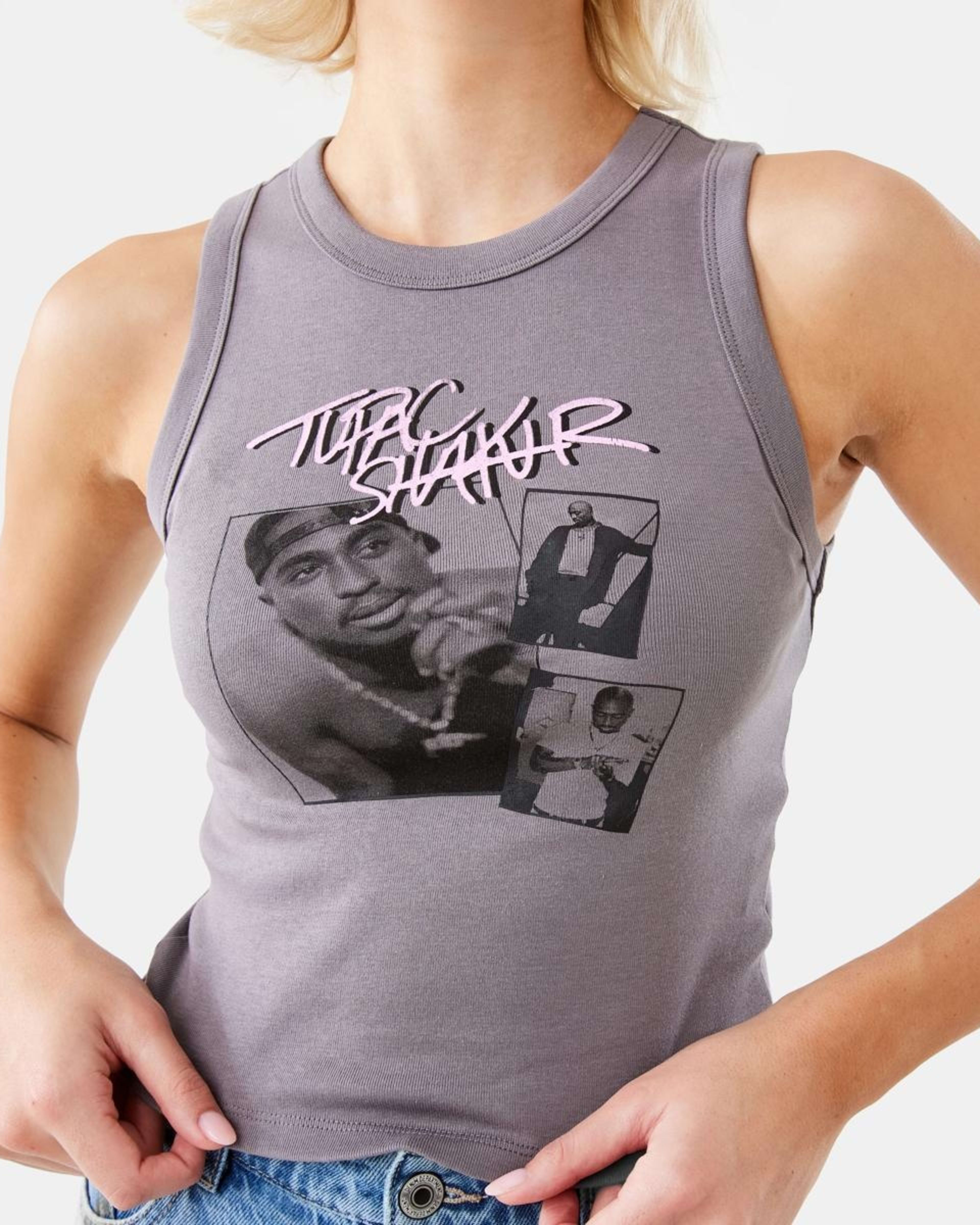6 Tupac License Sleeveless Crop Tank TUPAC ALLOY, 6 of 6