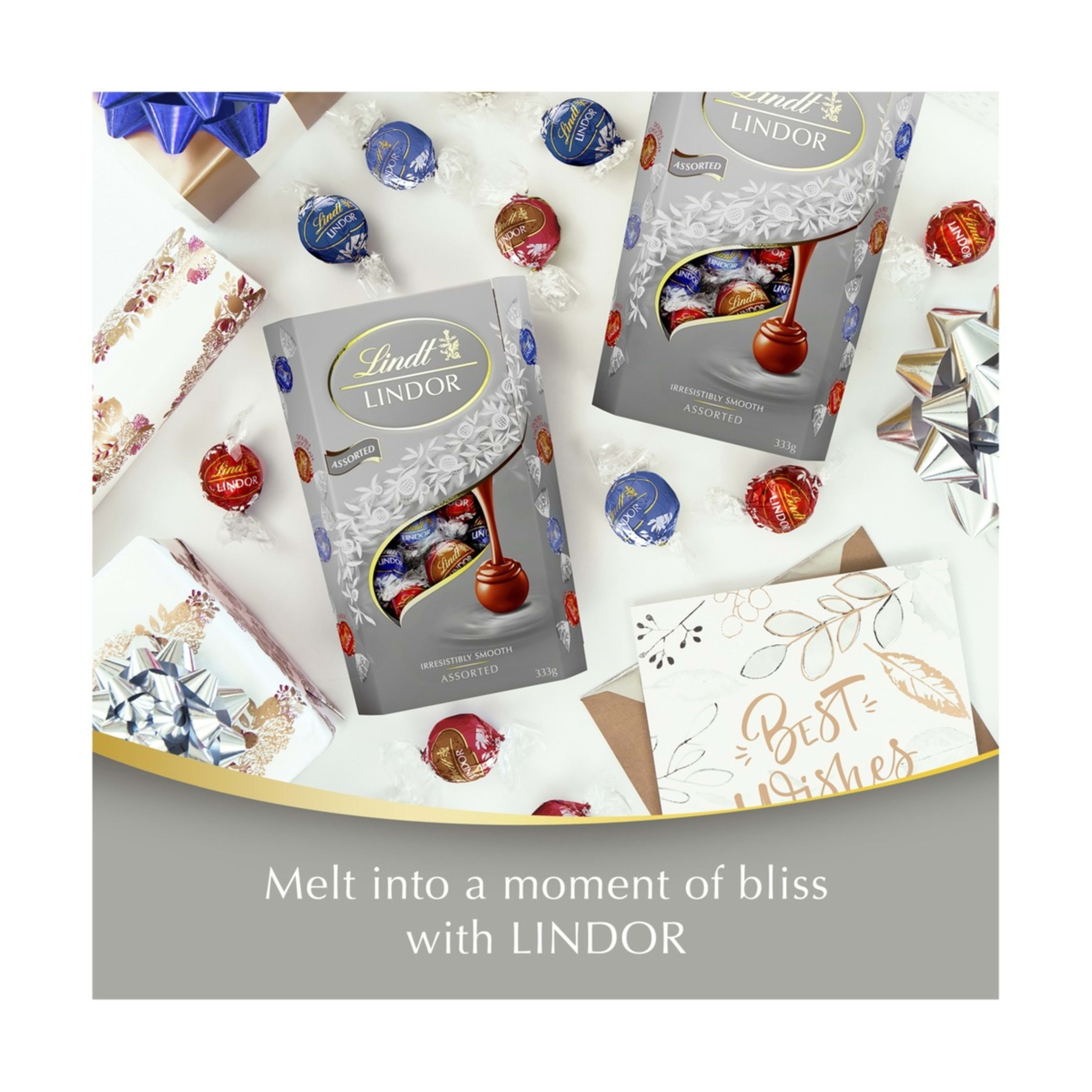 7 Lindt LINDOR Assorted Chocolate Cornet 333g, 7 of 7