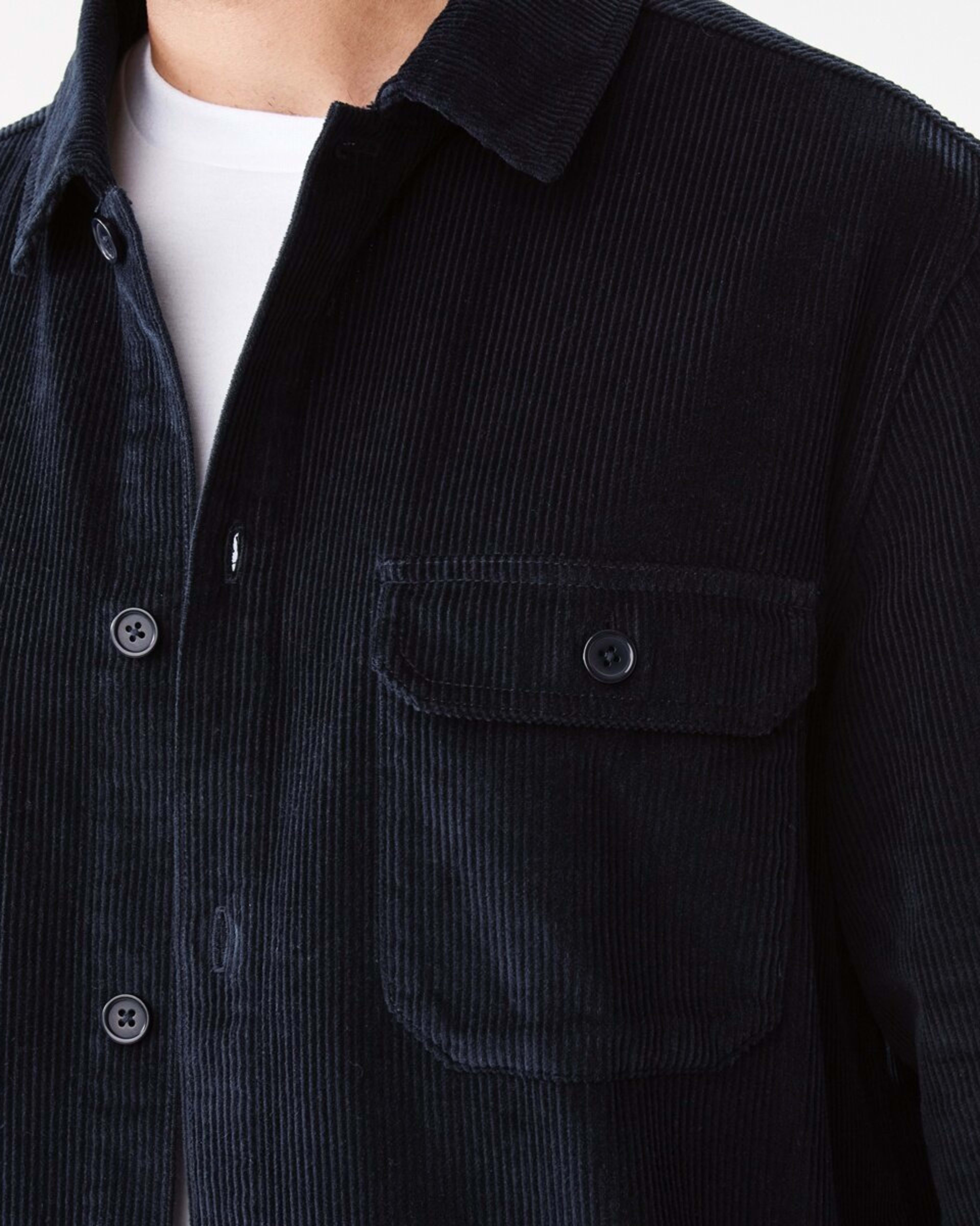8 Long Sleeve Corduroy Overshirt Sky Cptn, 8 of 8