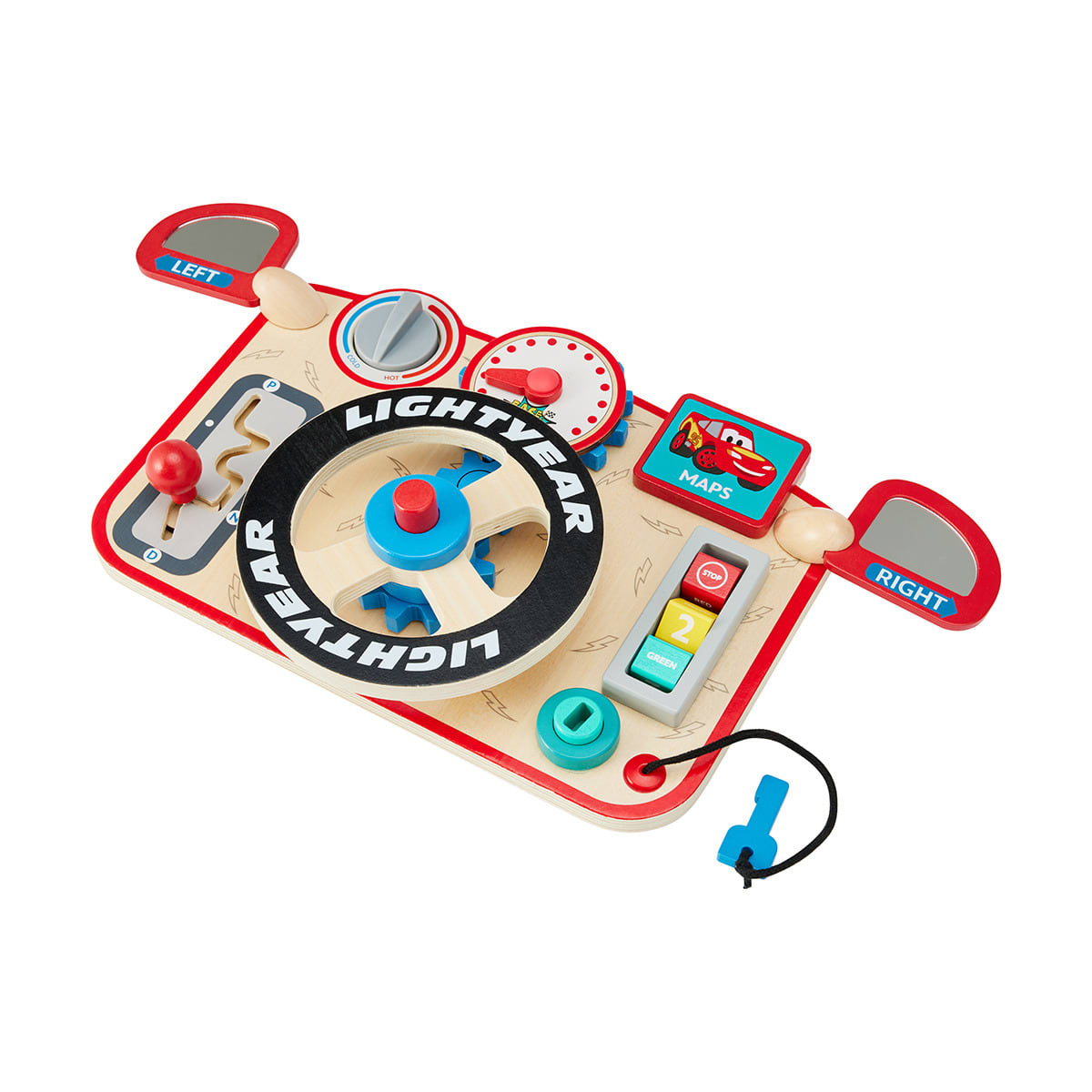 Disney Wooden Toys Pixar Lightyear Cars Driving Station Kmart