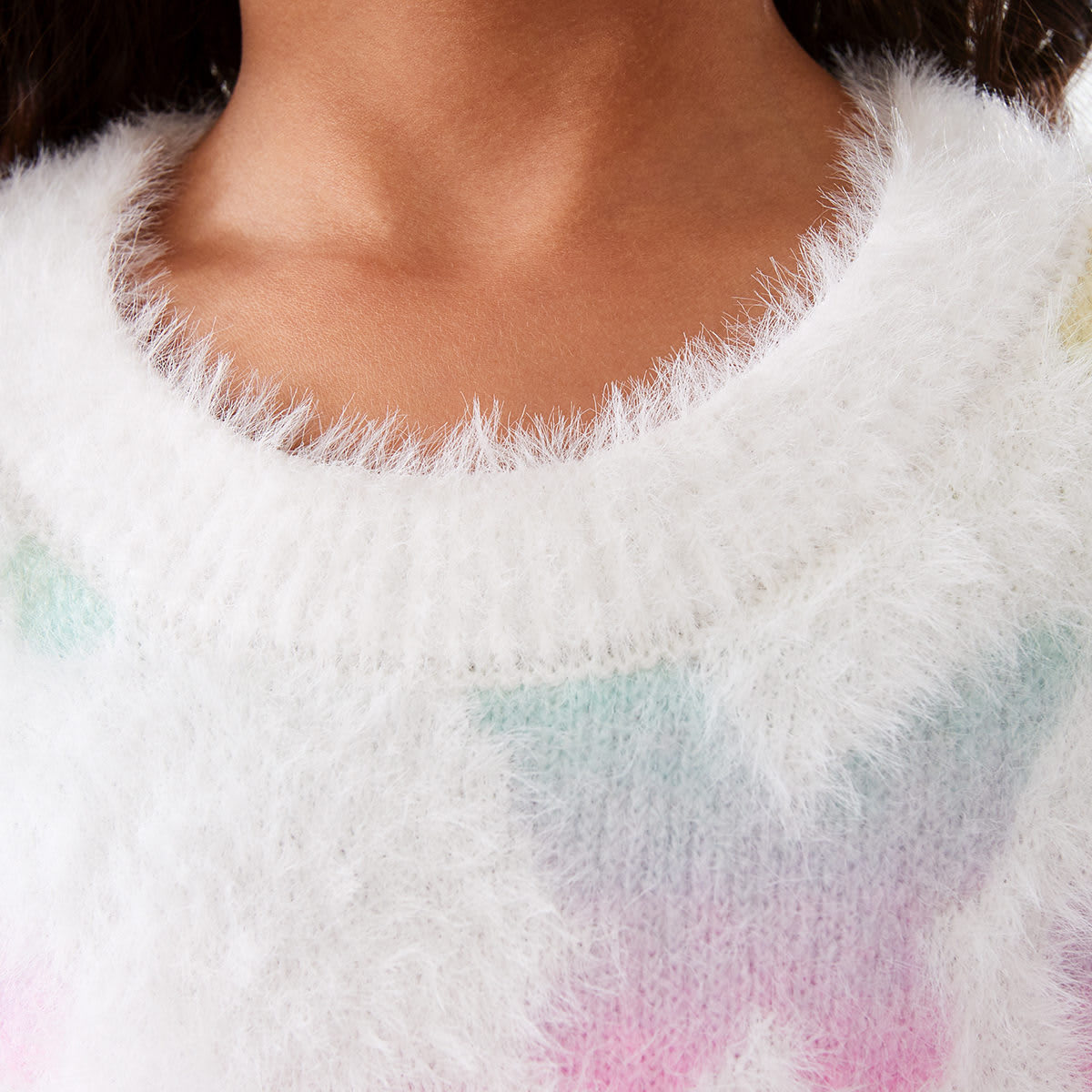 Rainbow Butterfly Knit Jumper Kmart