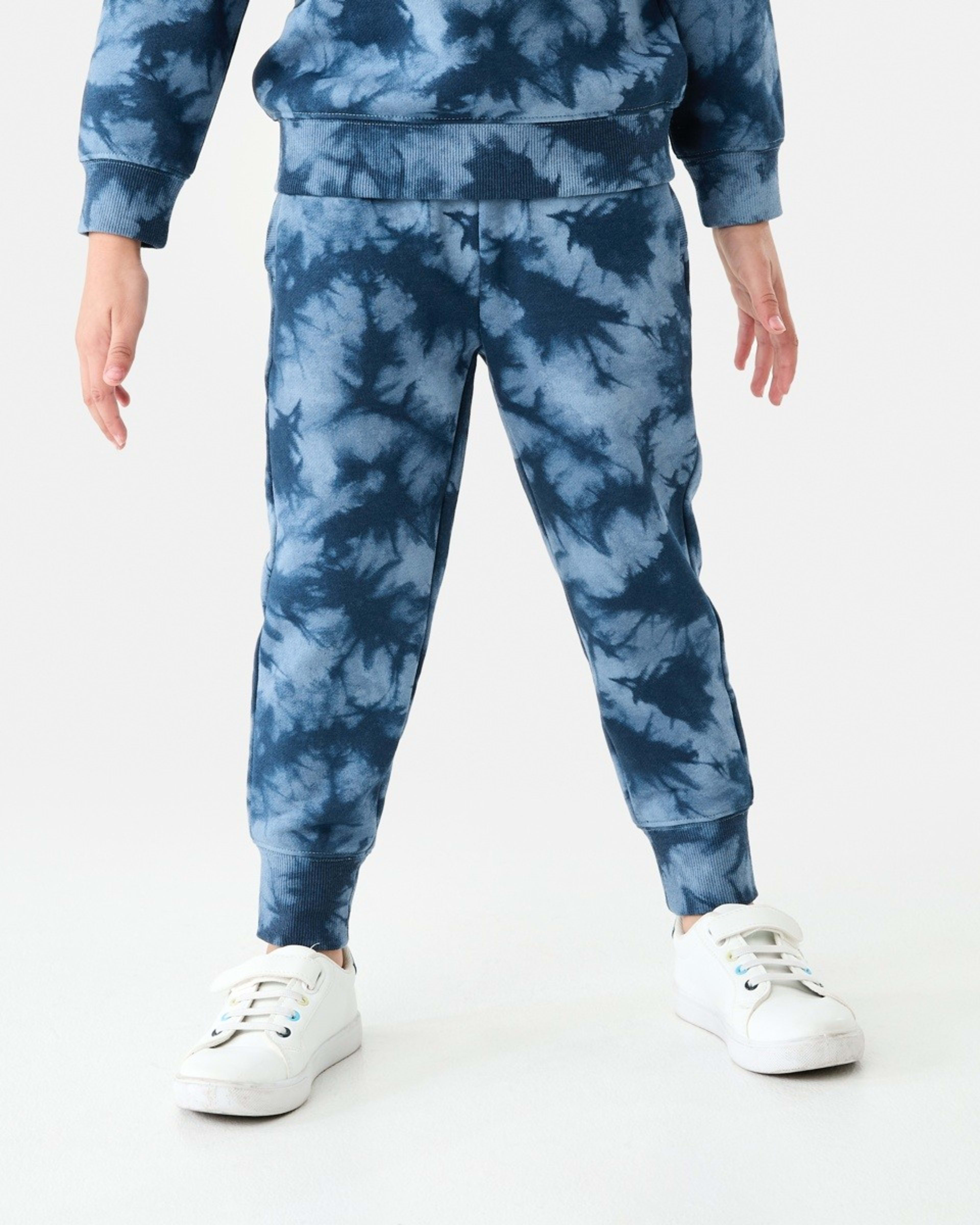1 All Over Print Trackpants Blu Tiedye, 1 of 9