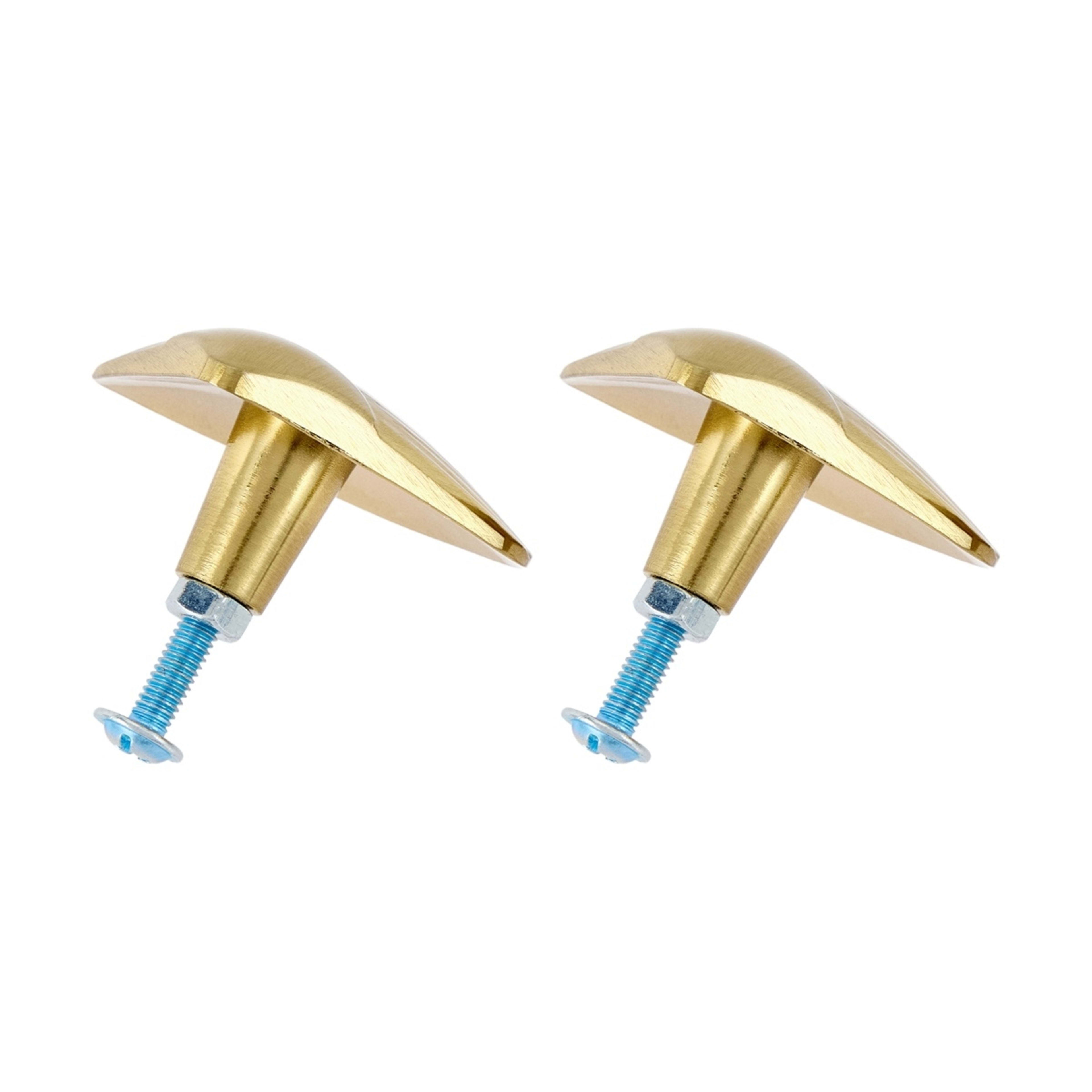 2 2 Pack Shell Handles - Gold Look, 2 of 6