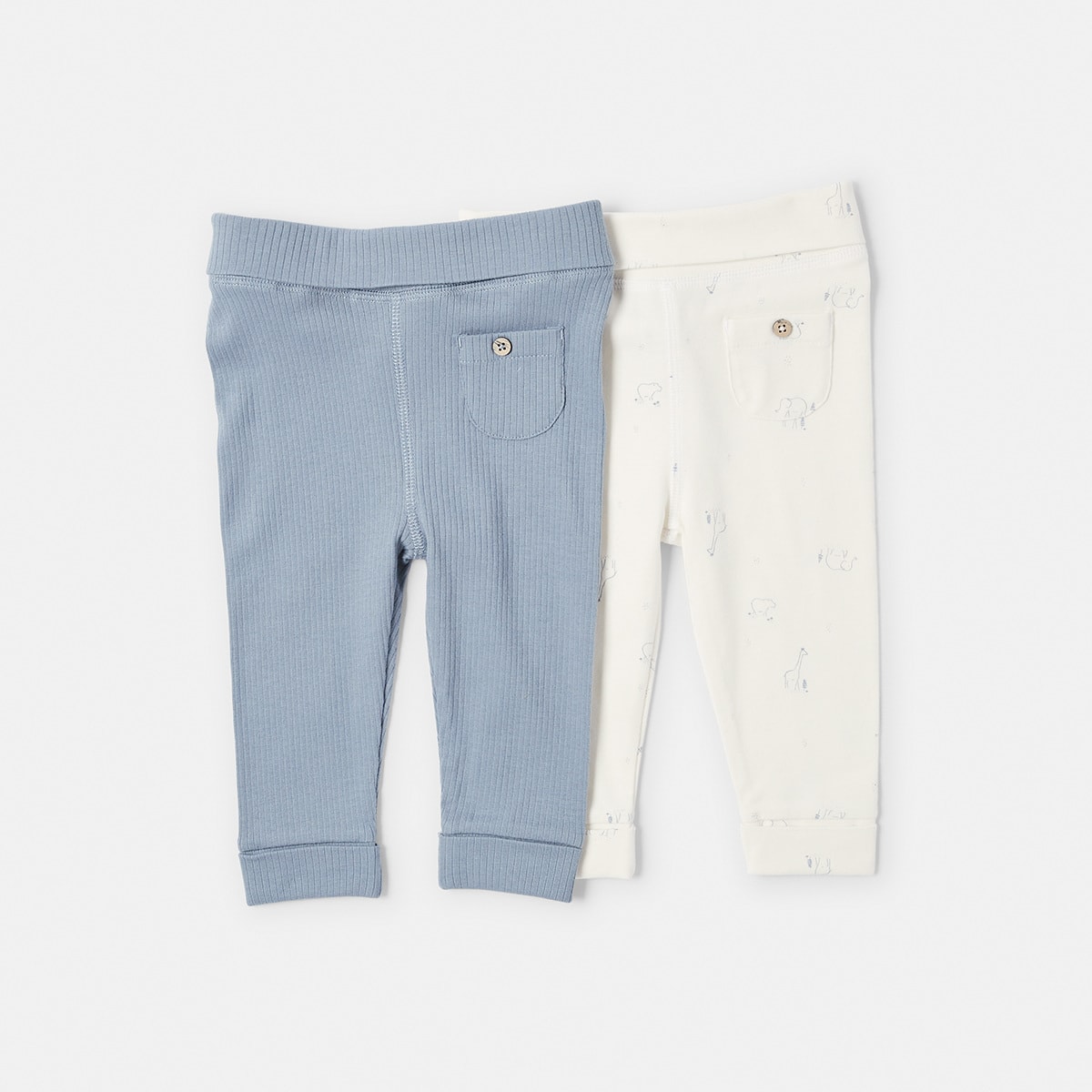 2 Pack Unisex Organic Leggings - Kmart