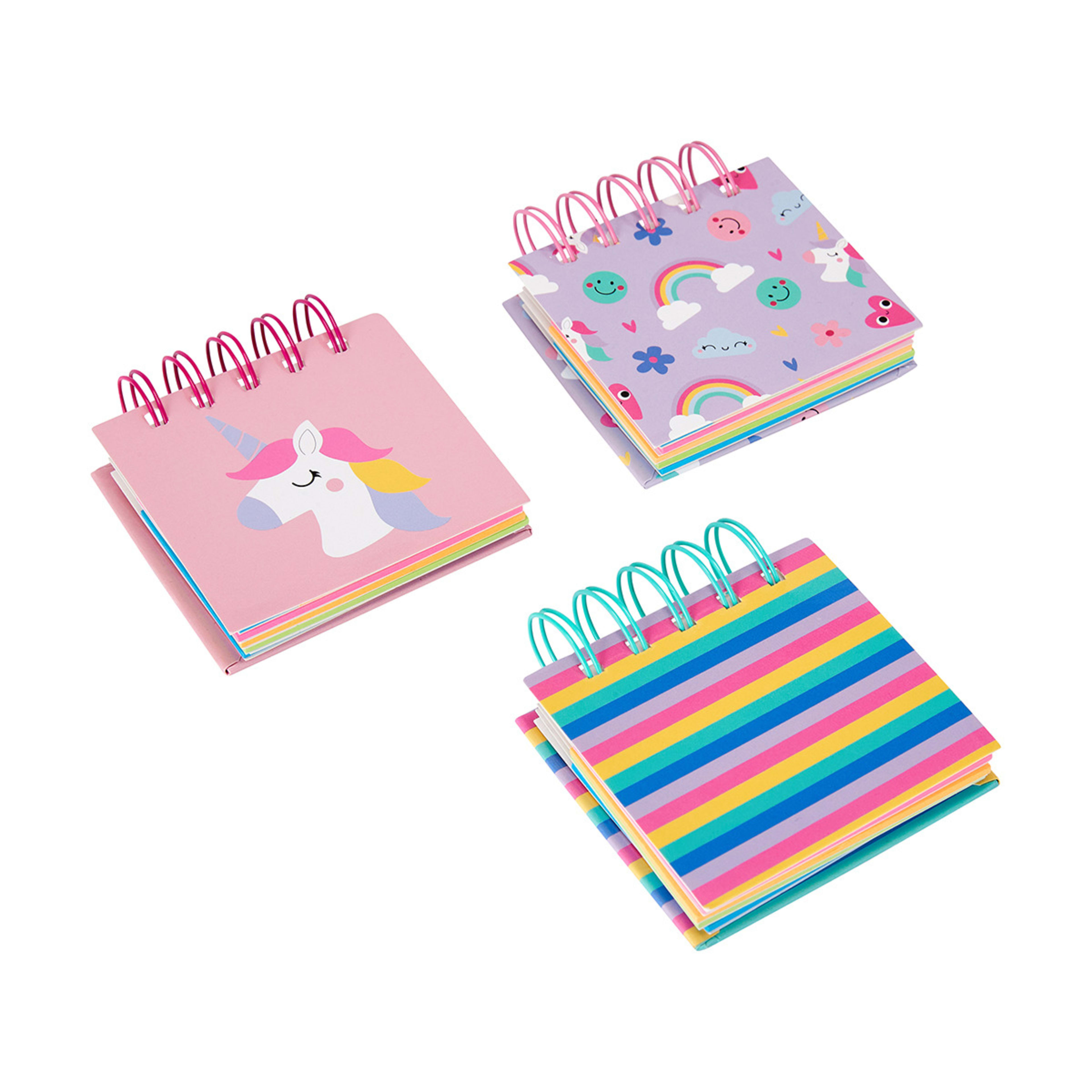 Spiral Sticky Note Assorted Kmart