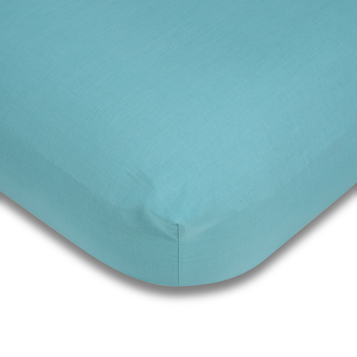 180 Thread Count Fitted Sheet King Single Bed, Aqua Kmart NZ
