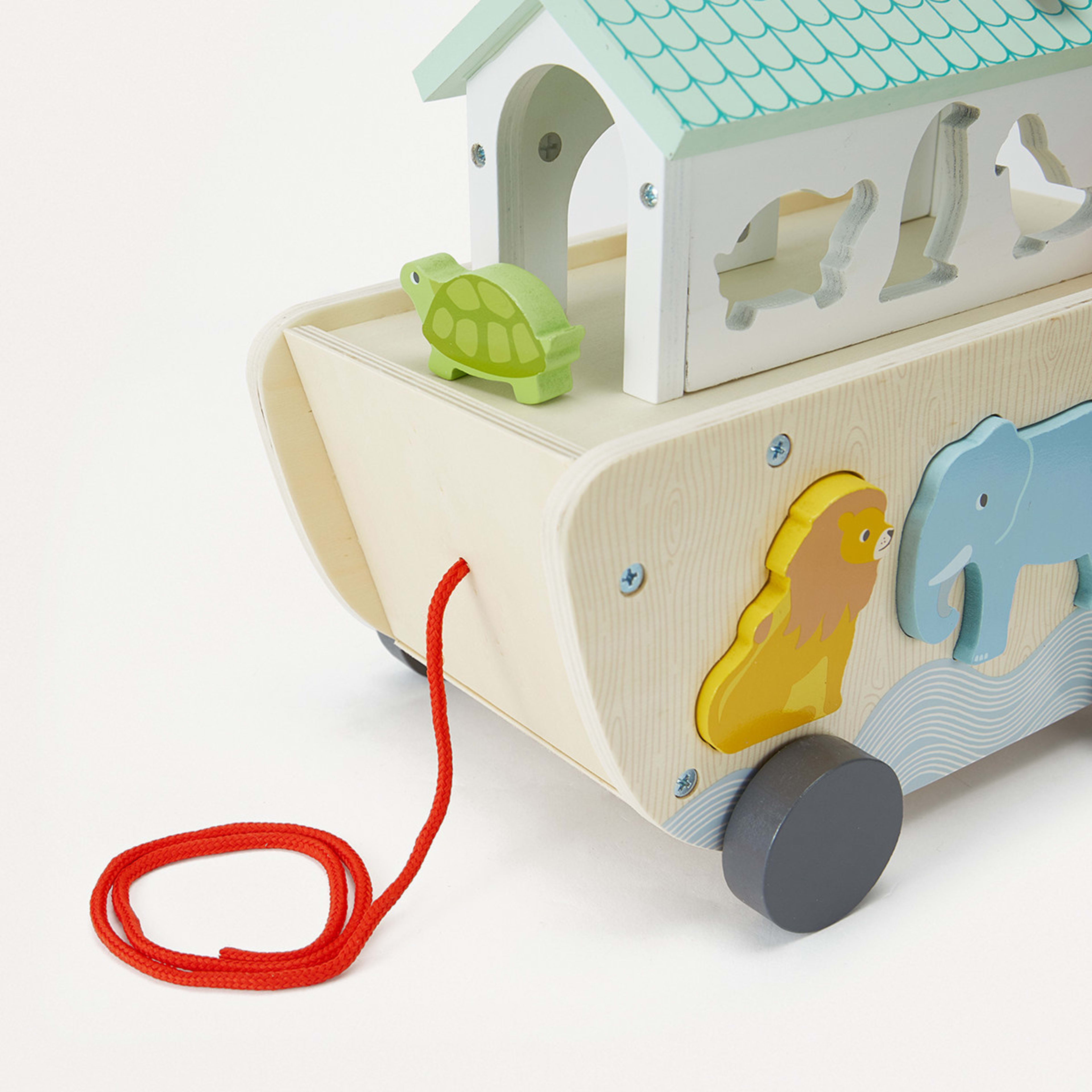 Wooden Animal Boat Kmart