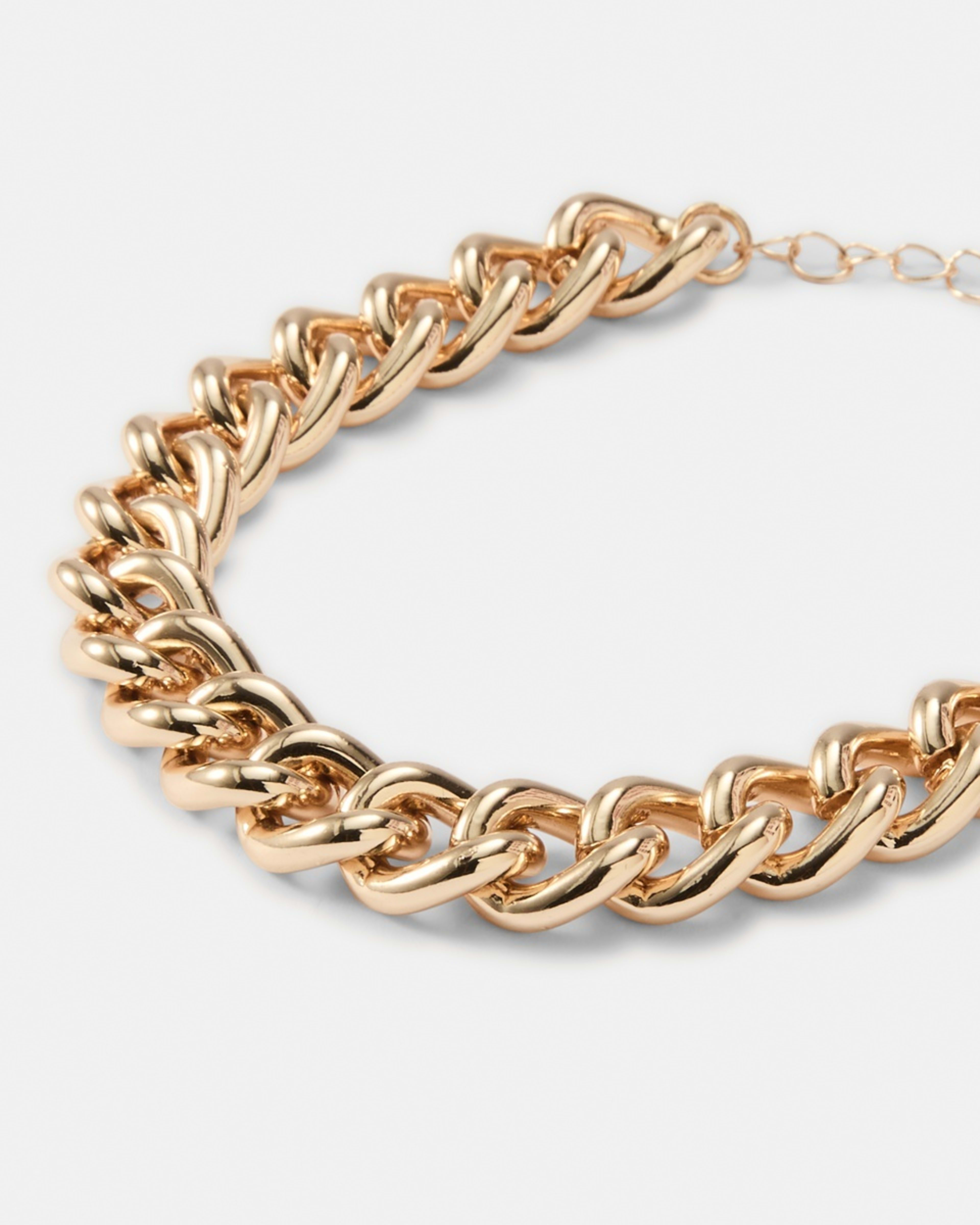 2 Chunky Chain Bracelet Gold, 2 of 4