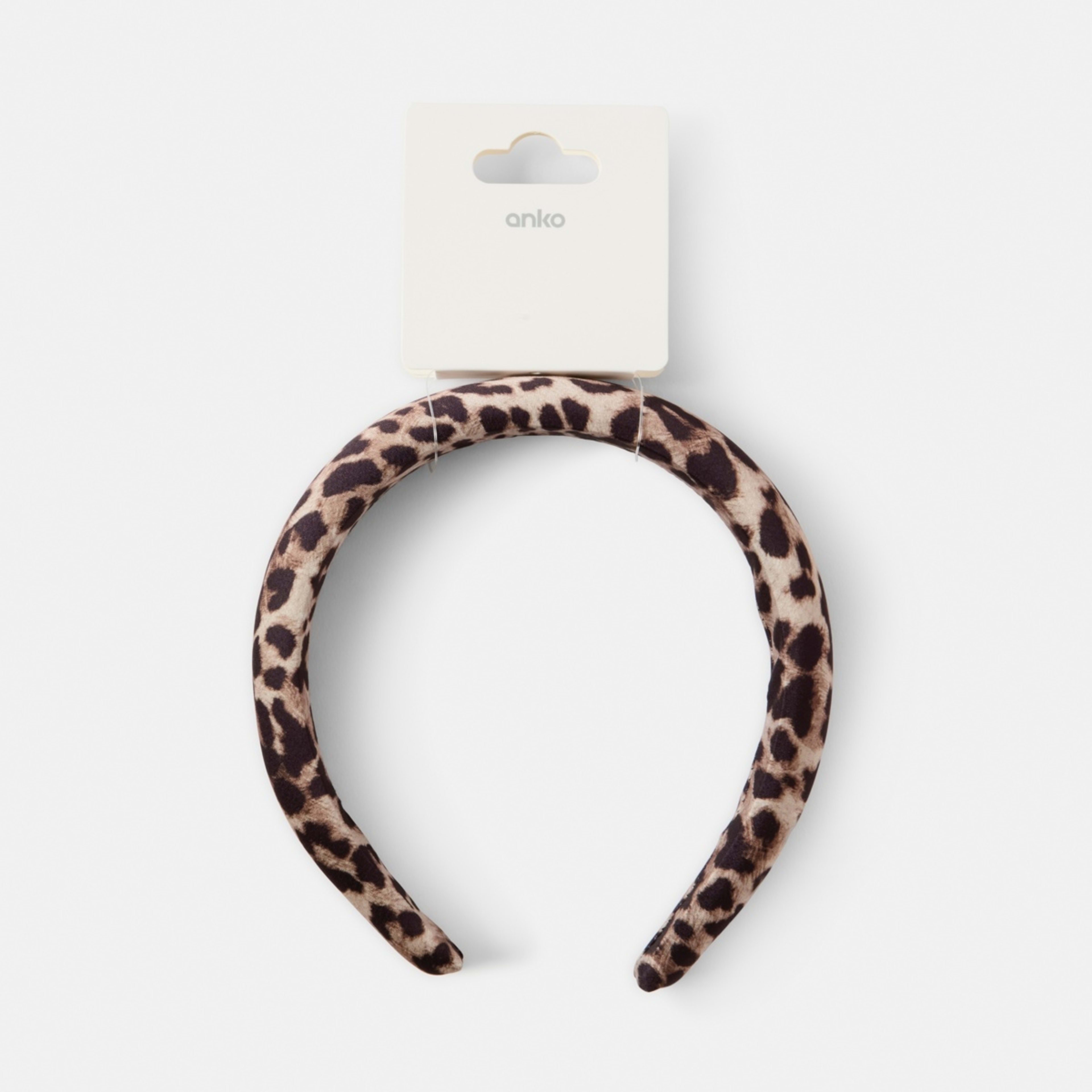 6 Leopard Stretch Headband - Brown, 6 of 6
