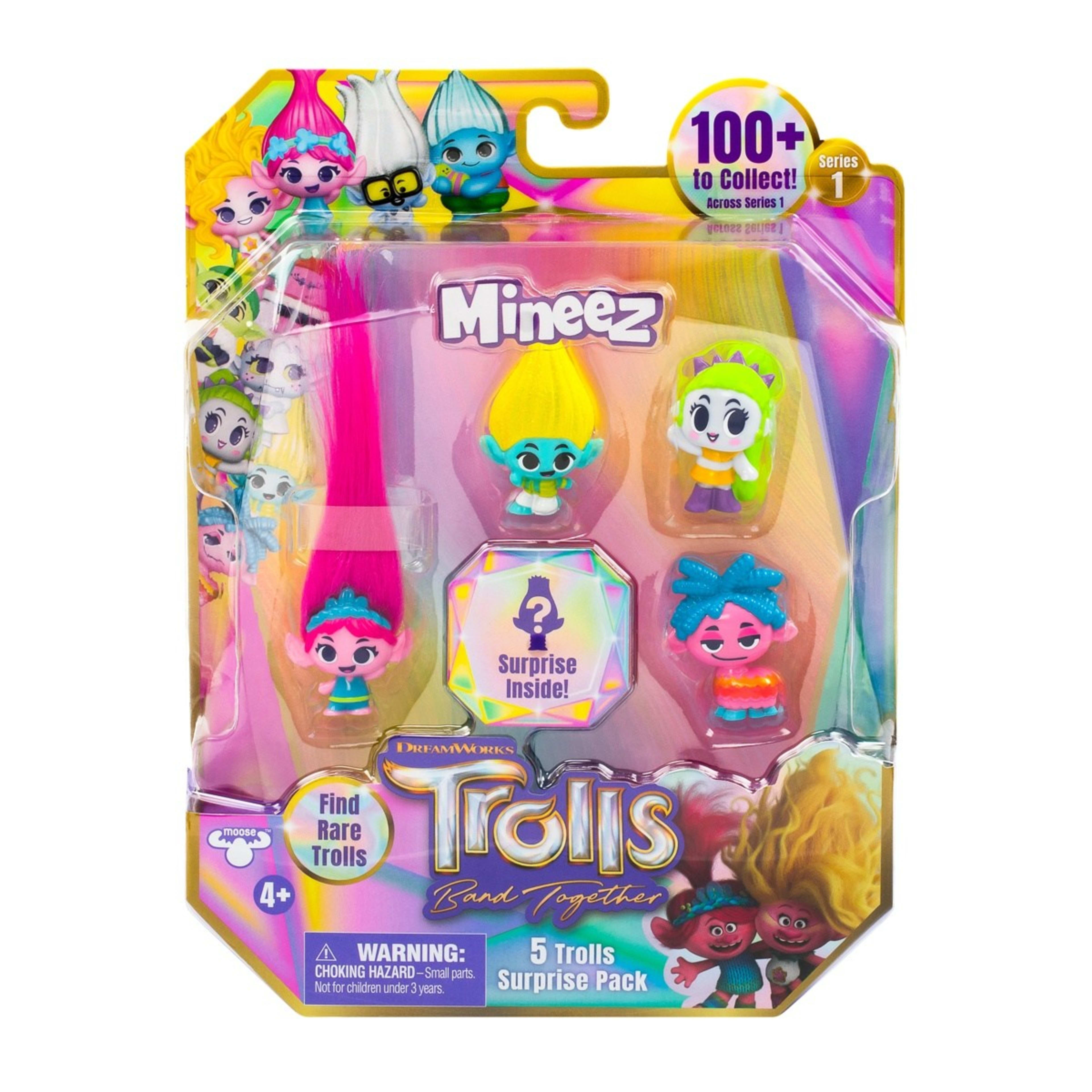 5 Pack DreamWorks Trolls Band Together Mineez Surprise - Kmart