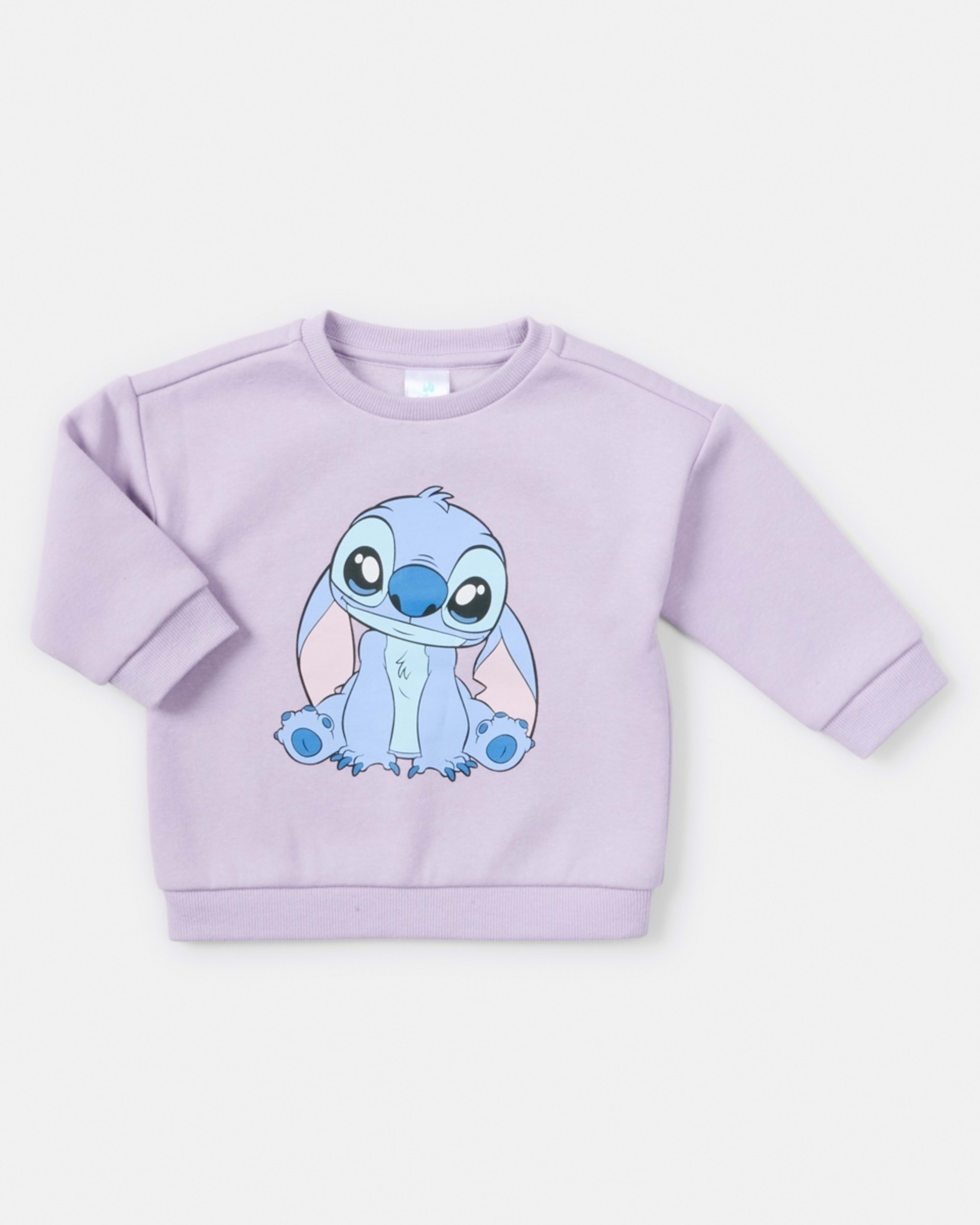 4 Disney Lilo & Stitch License Sweatshirt and Leggings Set Lilac Stitch, 4 of 7