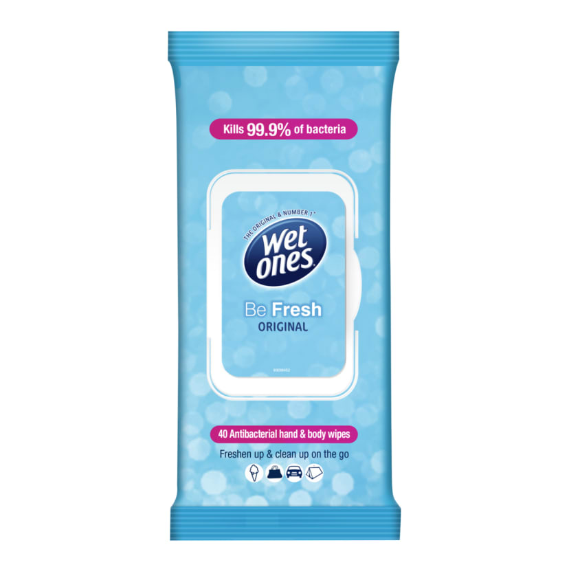Wet Ones 40 Pack Be Fresh Wipes Kmart