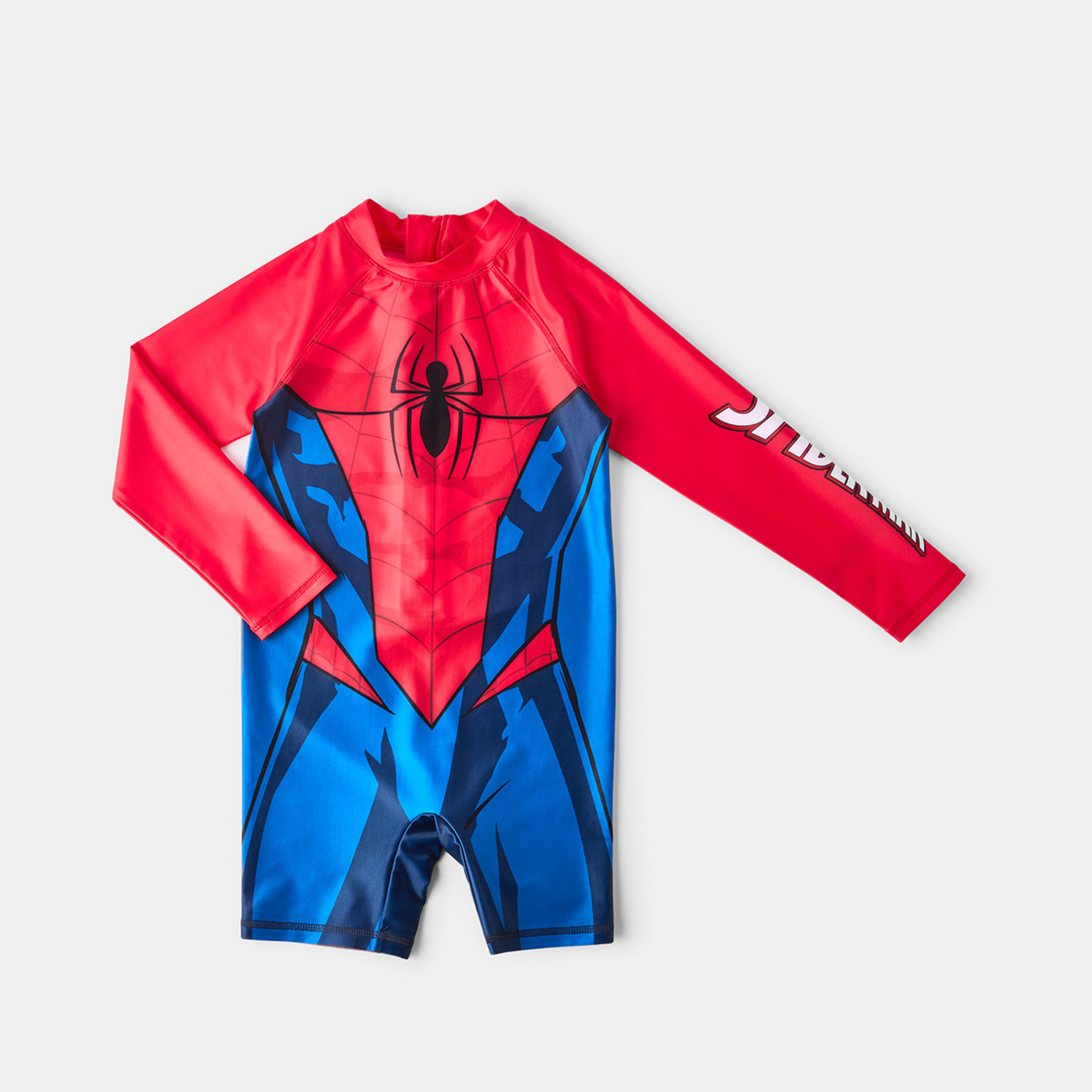 6 Spider-Man License Long Sleeve Swimsuit Spiderman, 6 of 8