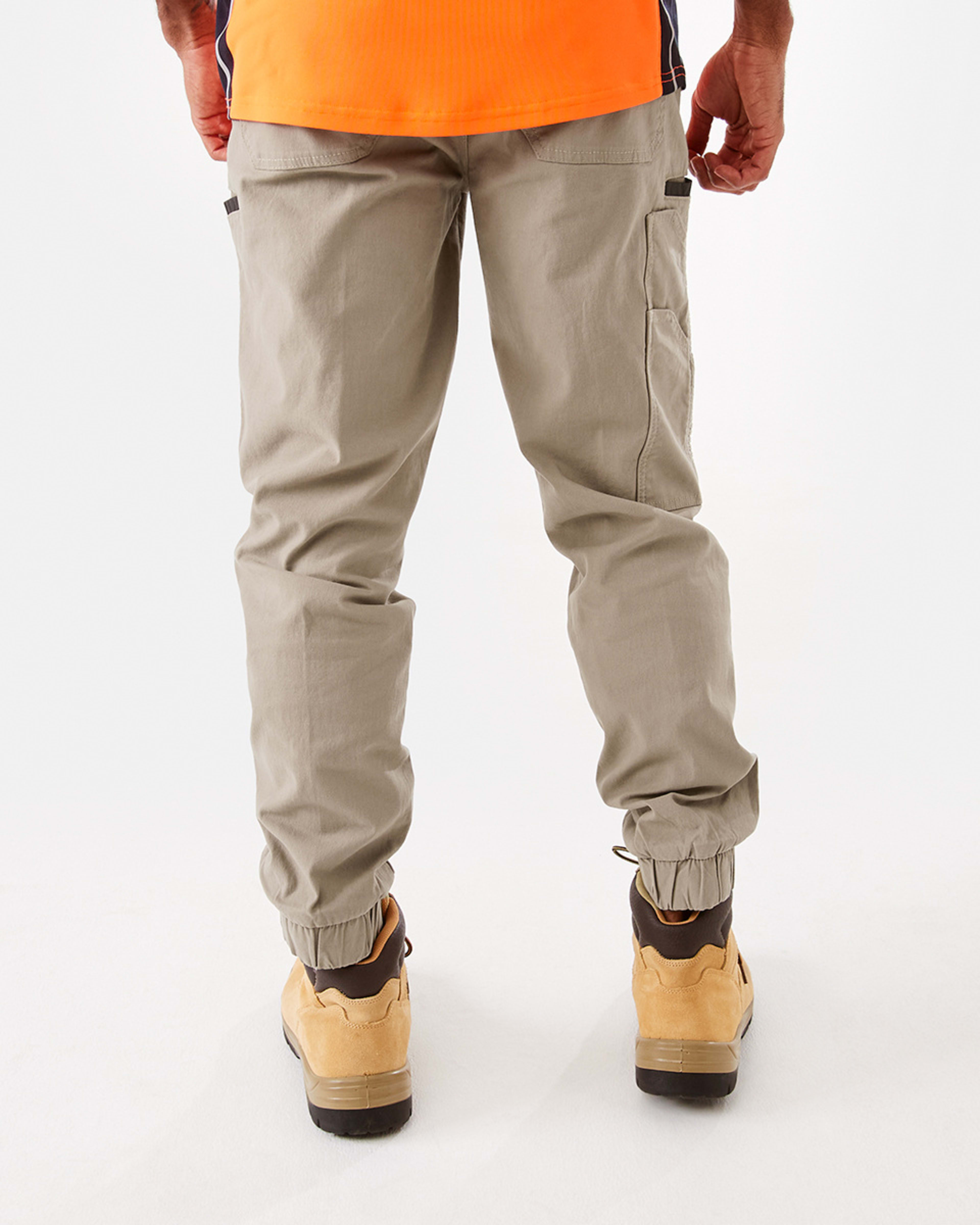 3 Workwear Industrial Moto Joggers Bge Mshrm, 3 of 8
