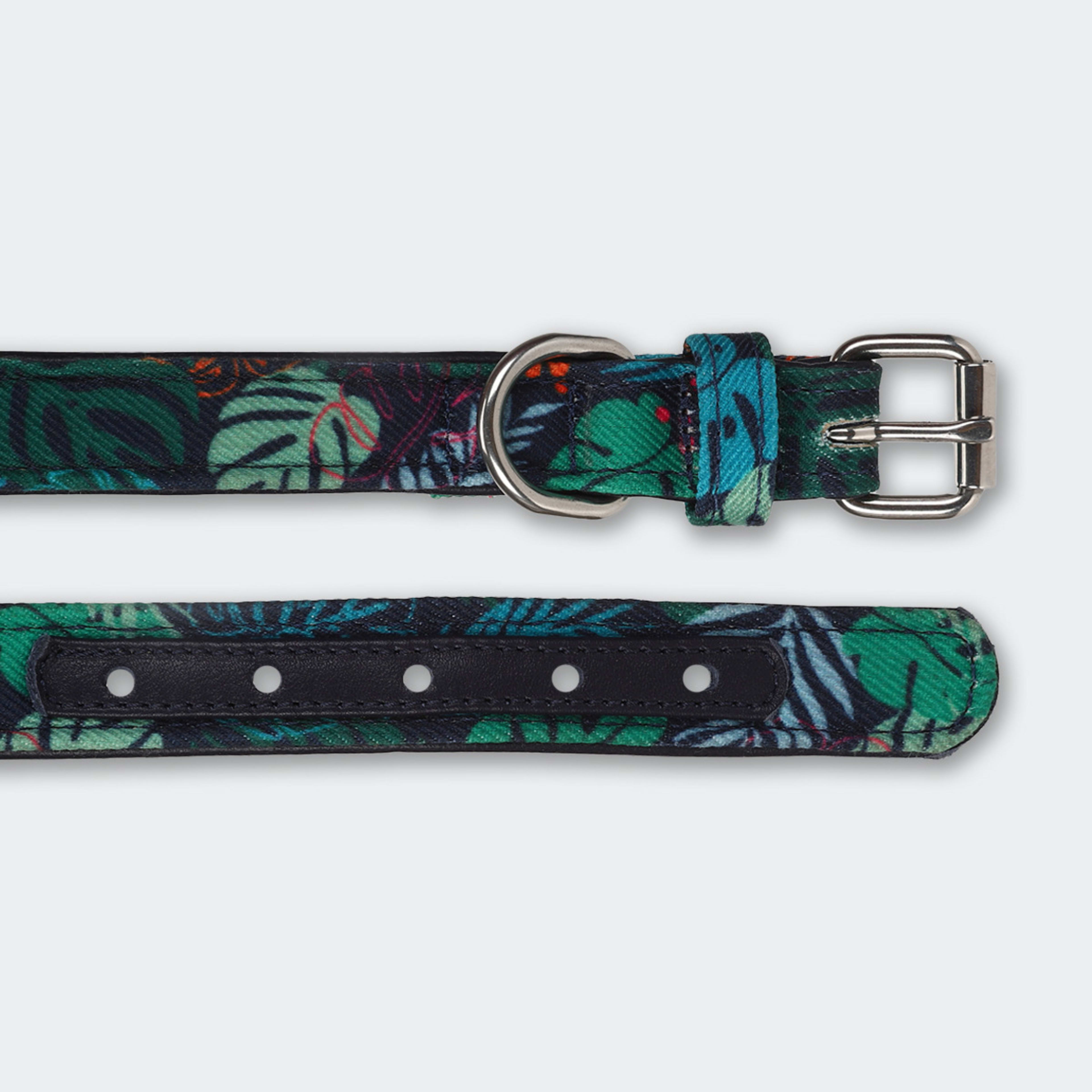 Dog Collar Printed Canvas Medium Kmart