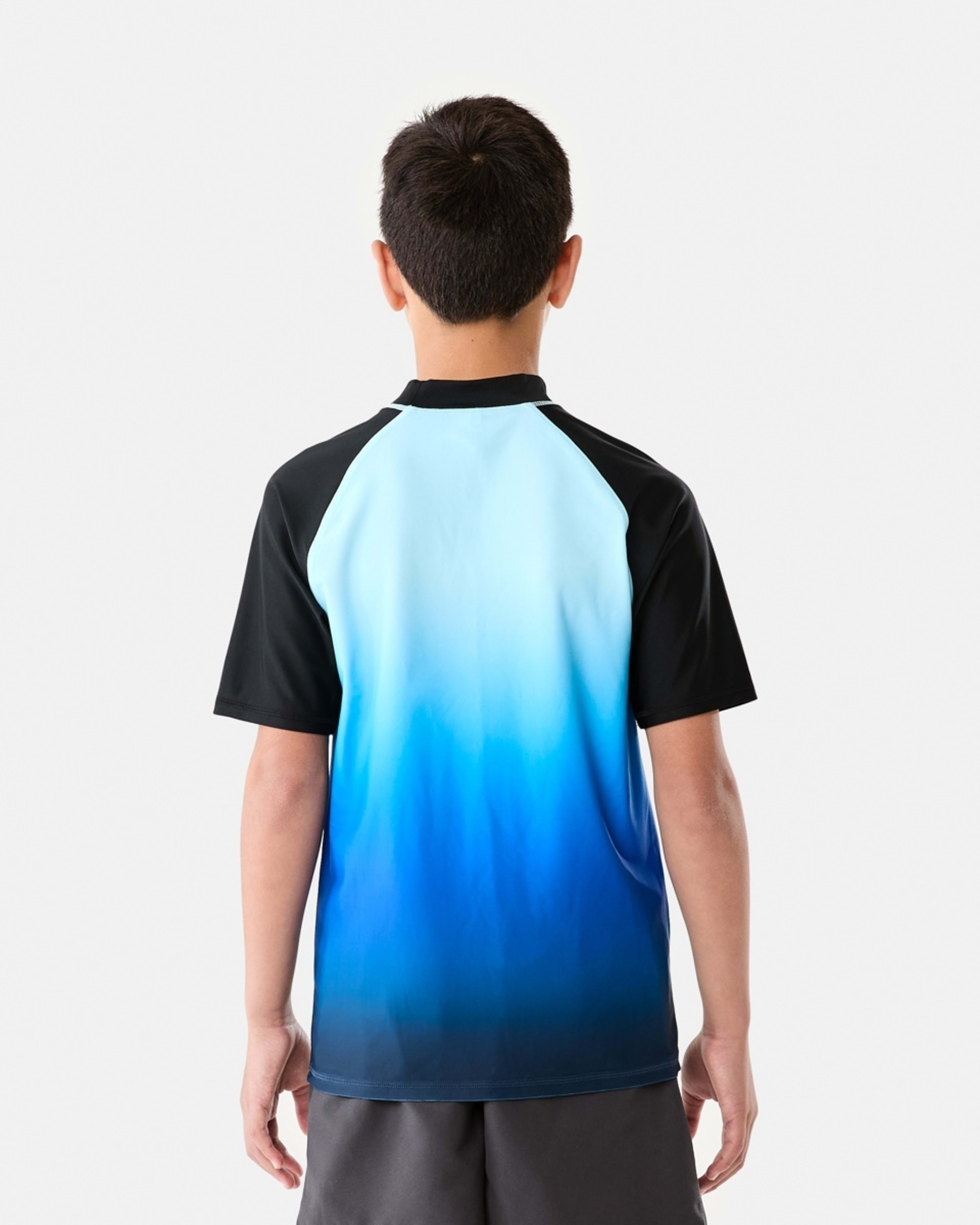 2 Short Sleeve Print Vest OCEAN OMBRE  BLUE, 2 of 6