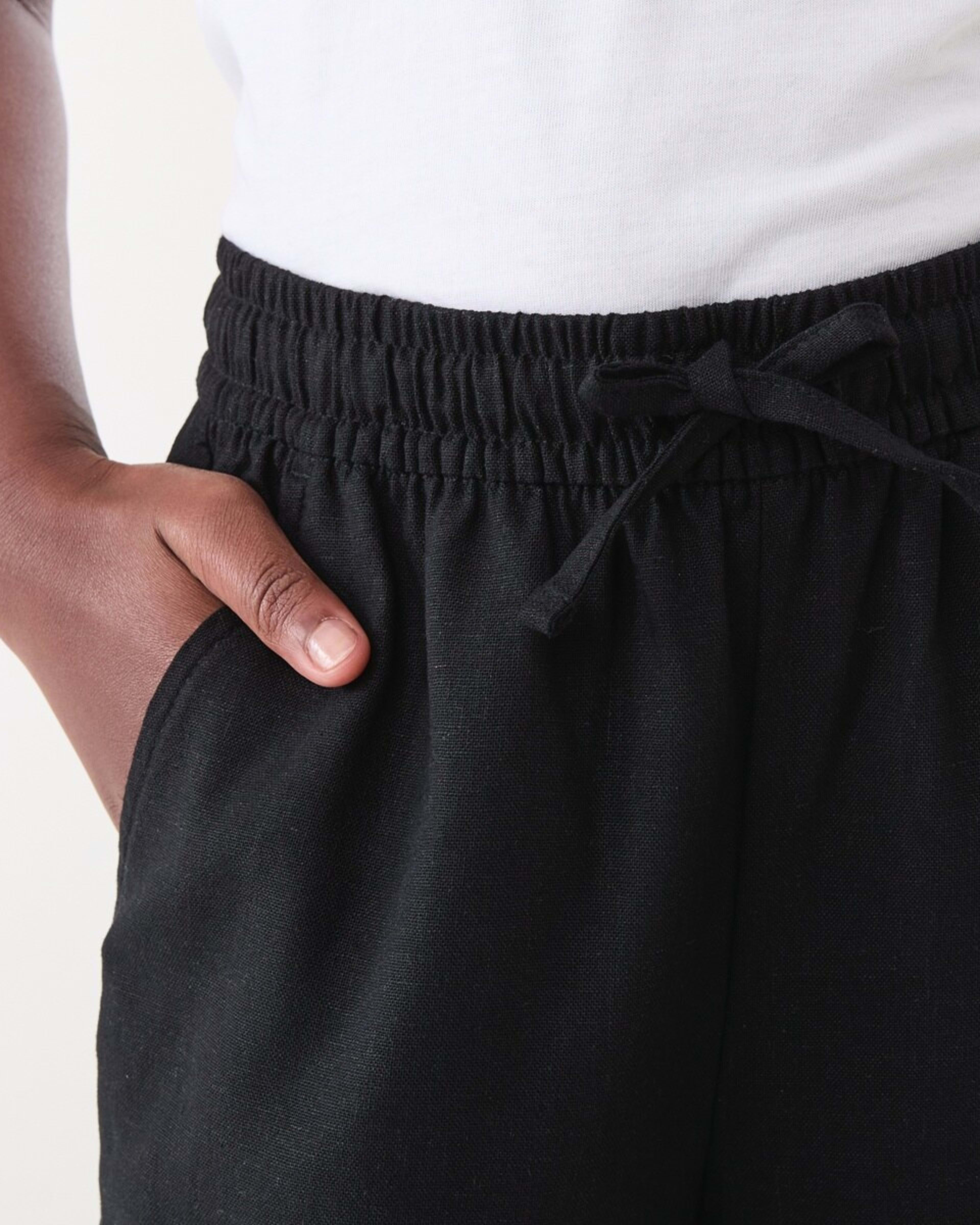 3 Wide Leg Pants BLACK, 3 of 5