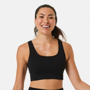 Active Womens Seamfree Square Neck Crop Top