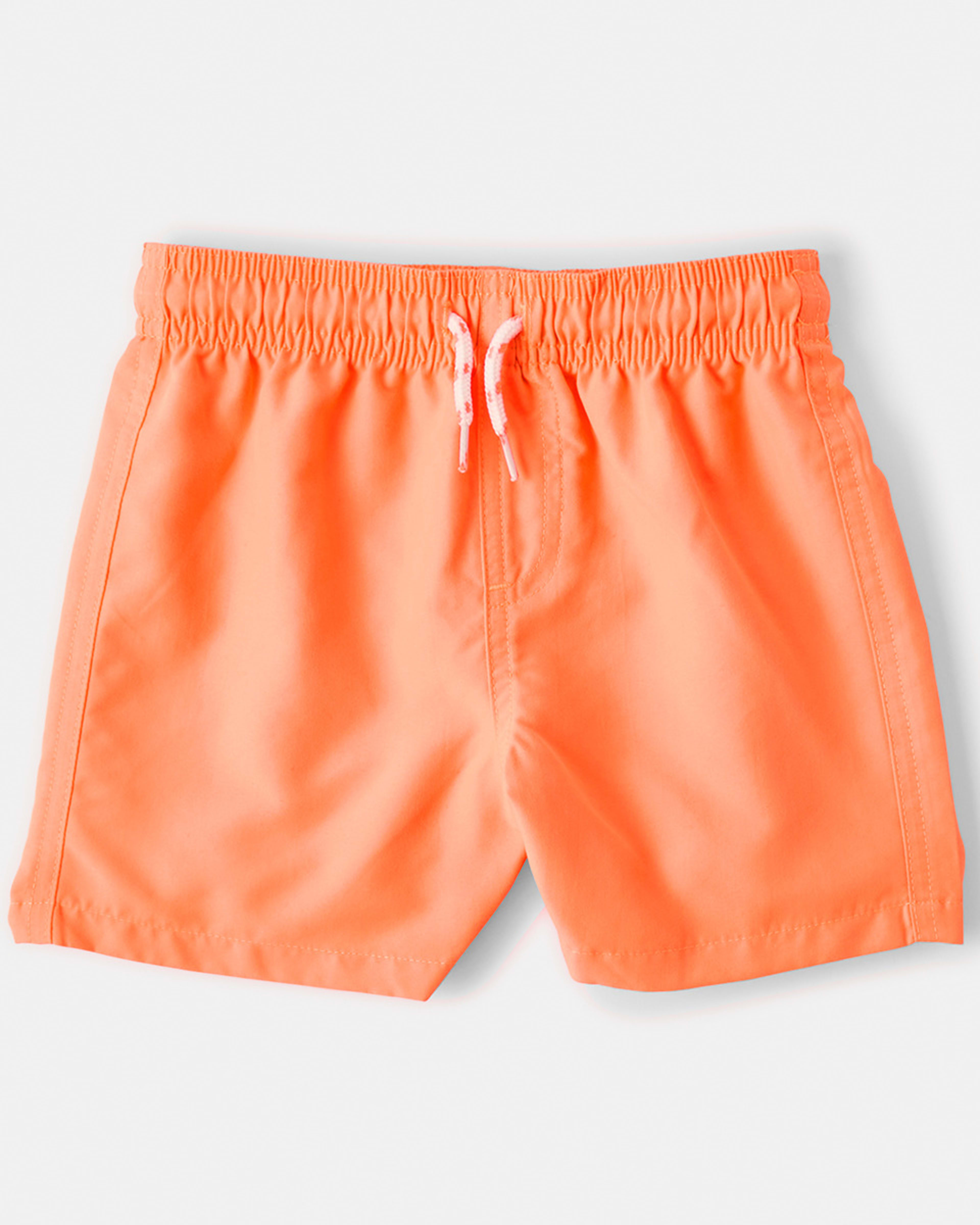 7 Plain Boardshorts Fluro Orng, 7 of 10