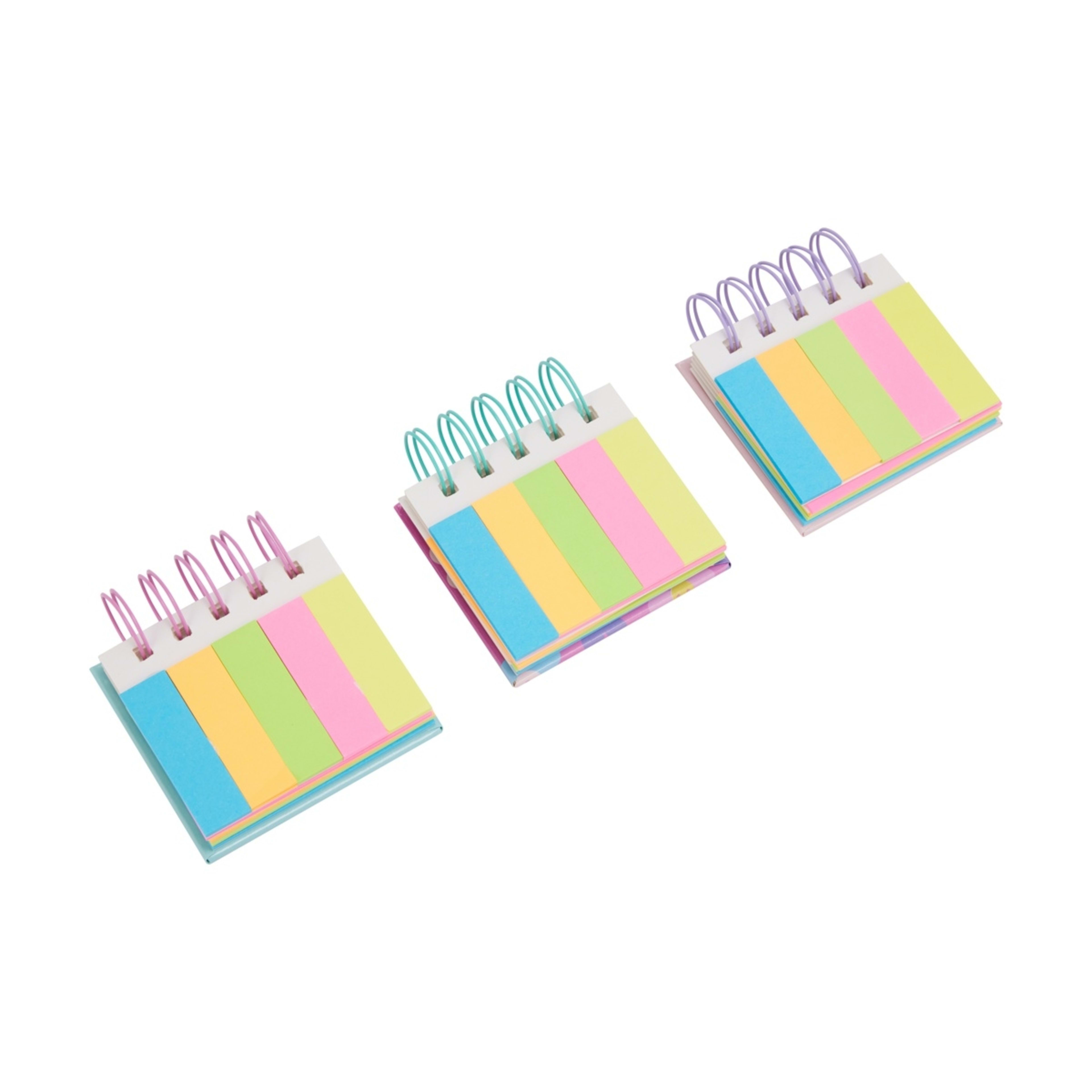 3 Spiral Sticky Note Pad - Assorted, 3 of 10