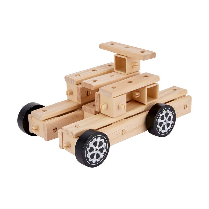 85 Piece Wooden Stick Construction Set Kmart