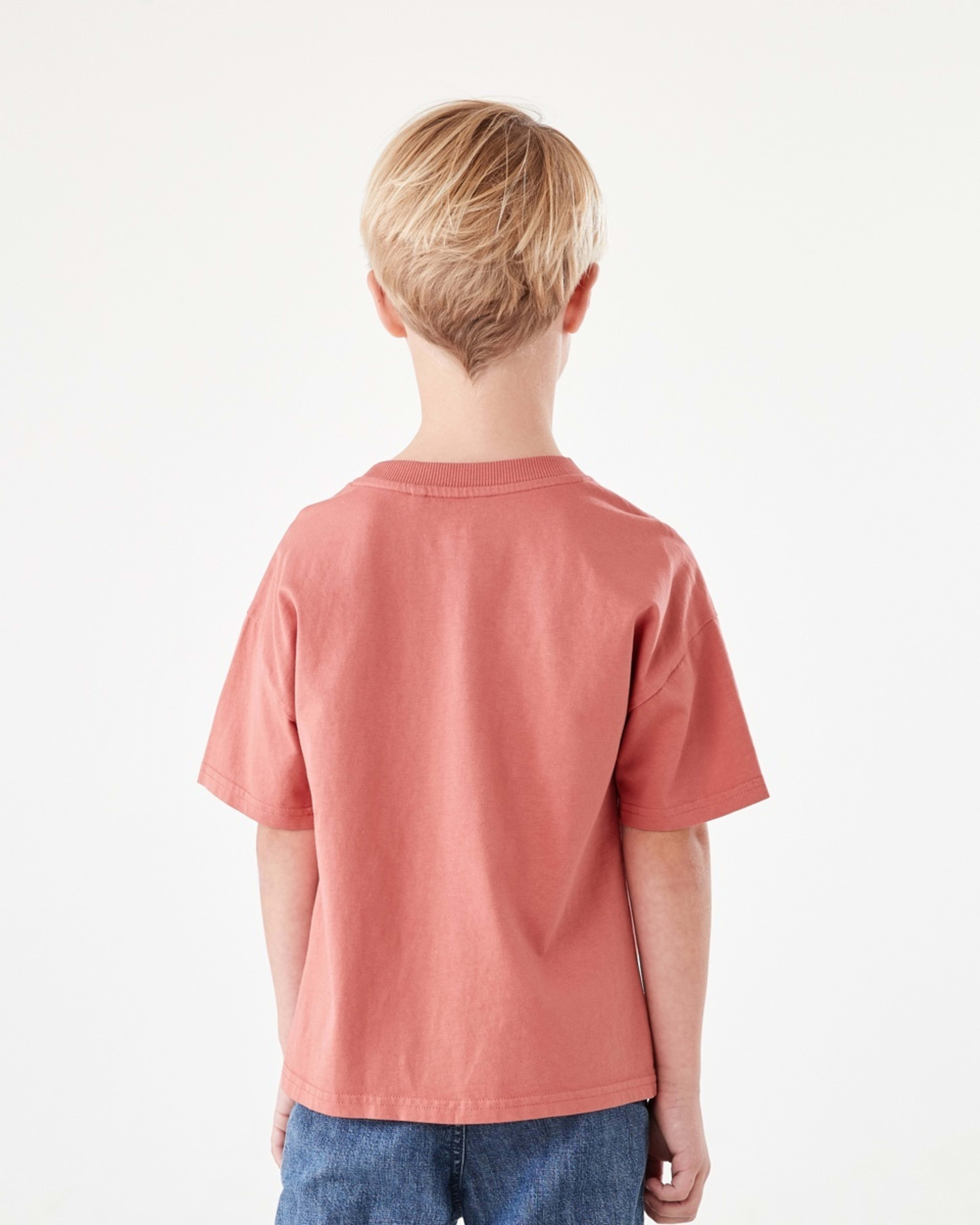 2 Oversized Washed T-shirt Washd Red, 2 of 8