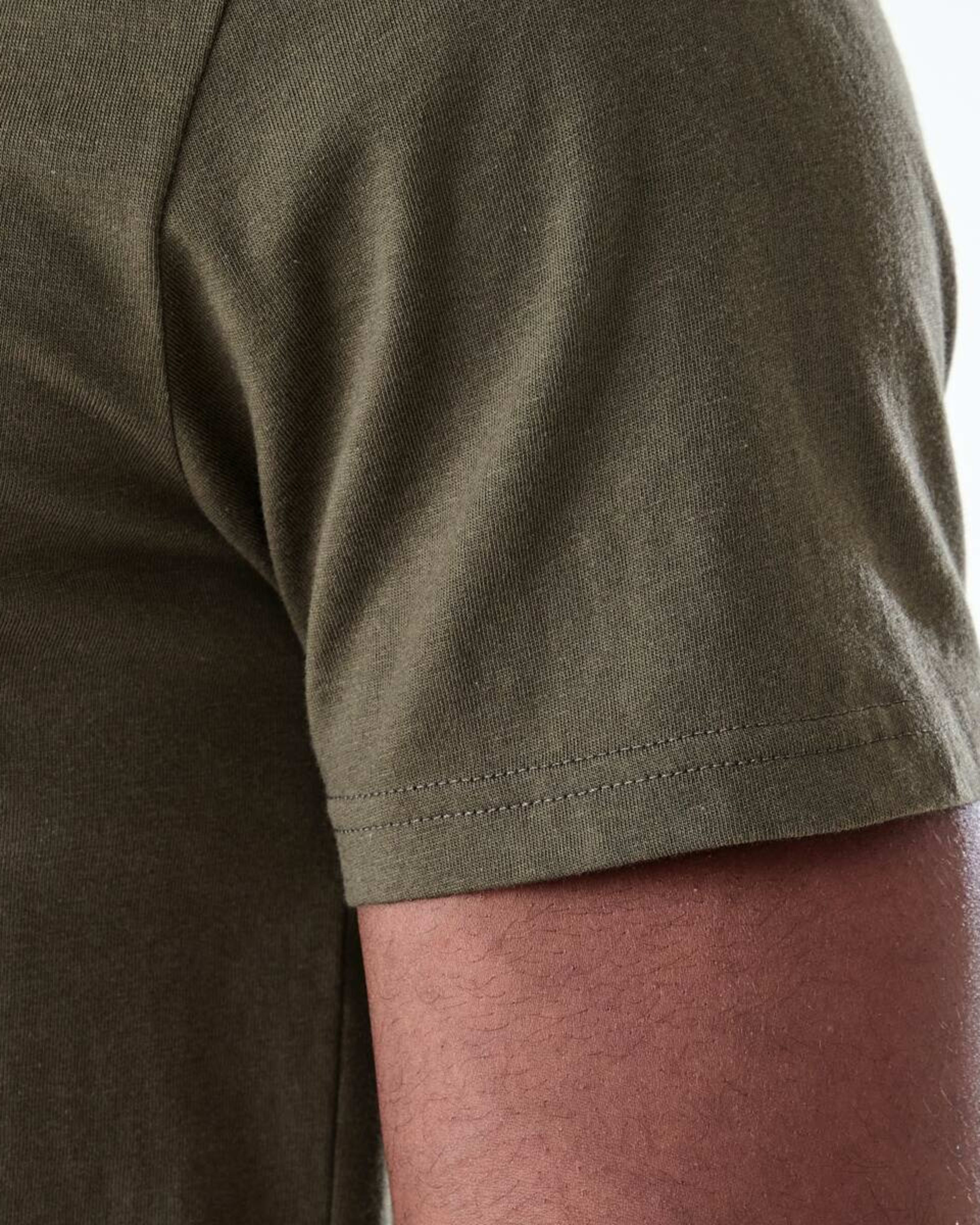 6 Australian Grown Cotton Longline T-shirt BEETLE, 6 of 6