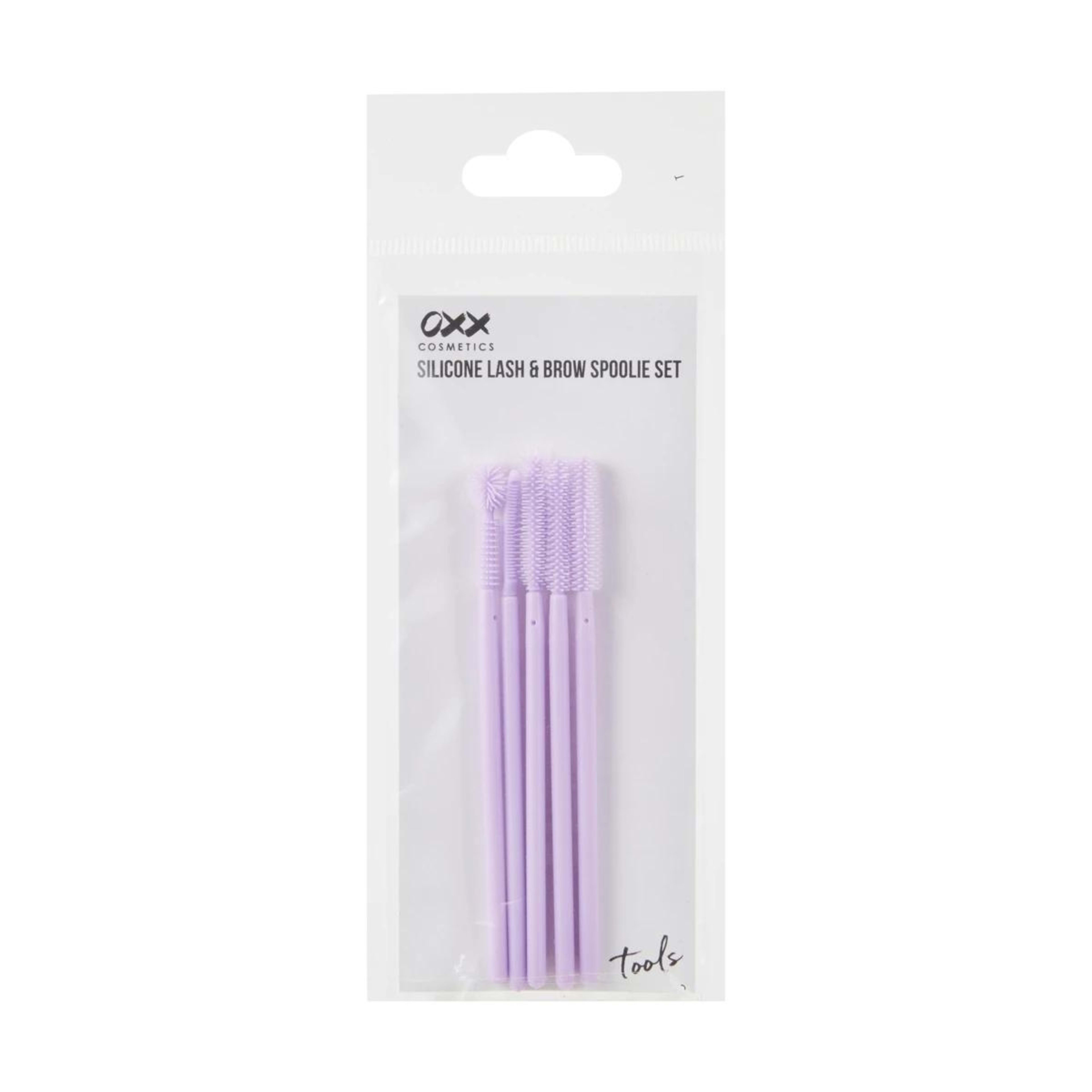 1 OXX Cosmetics Silicone Lash and Brow Spoolie Set - Purple