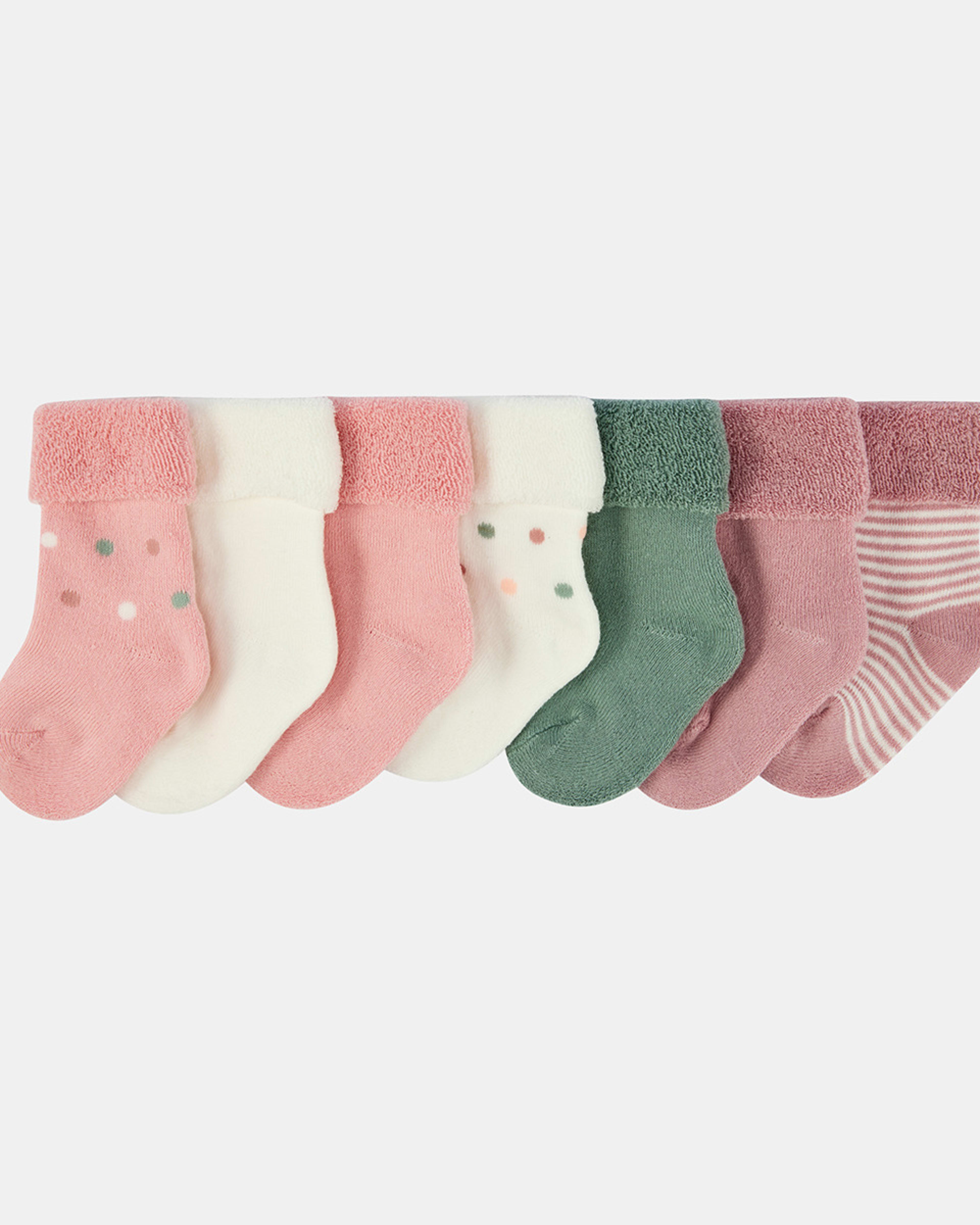 7 Pack Baby Bootee Socks Kmart