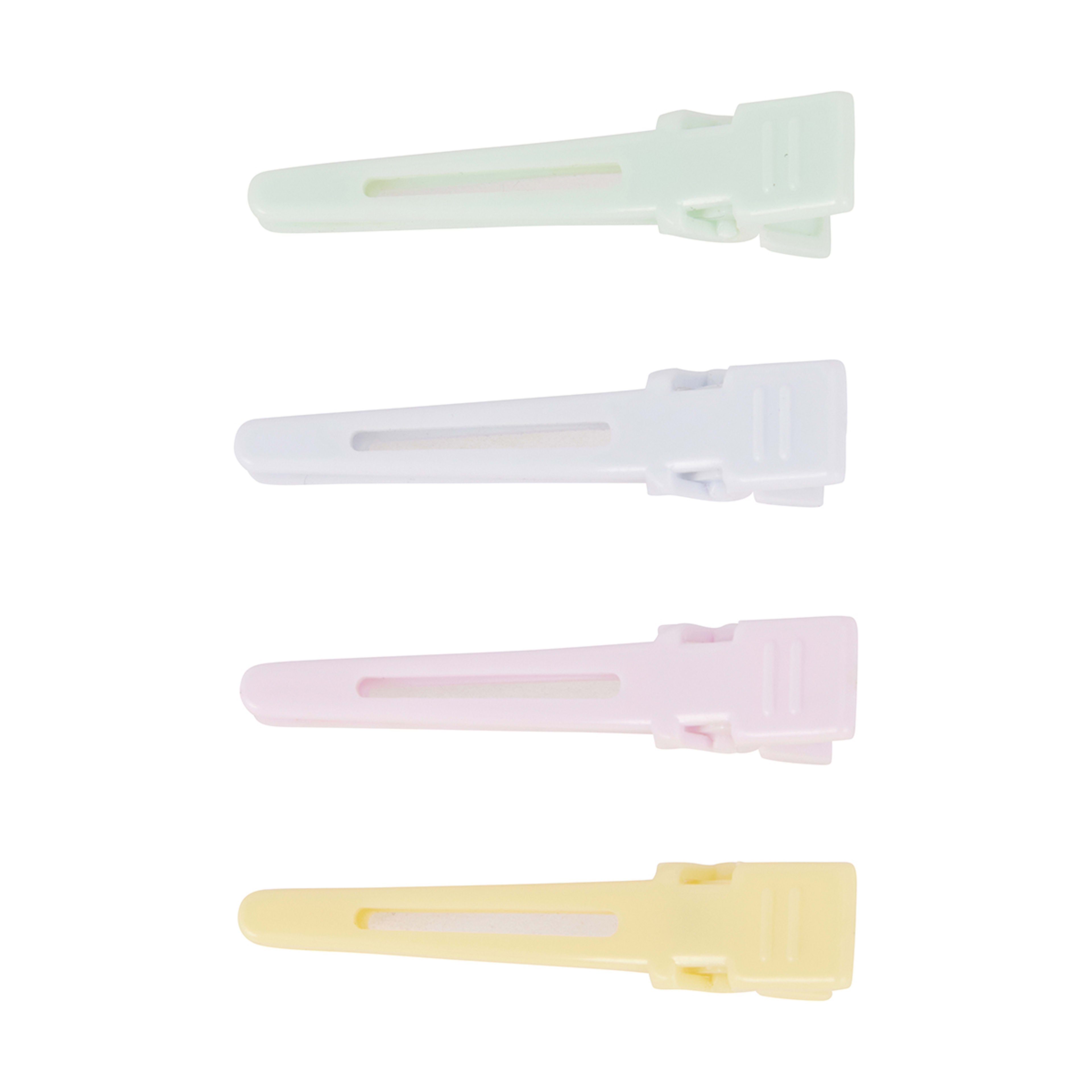 1 OXX Haircare 50 Piece Multi Salon Hair Clips - Green, Yellow, Pink, Purple and Blue