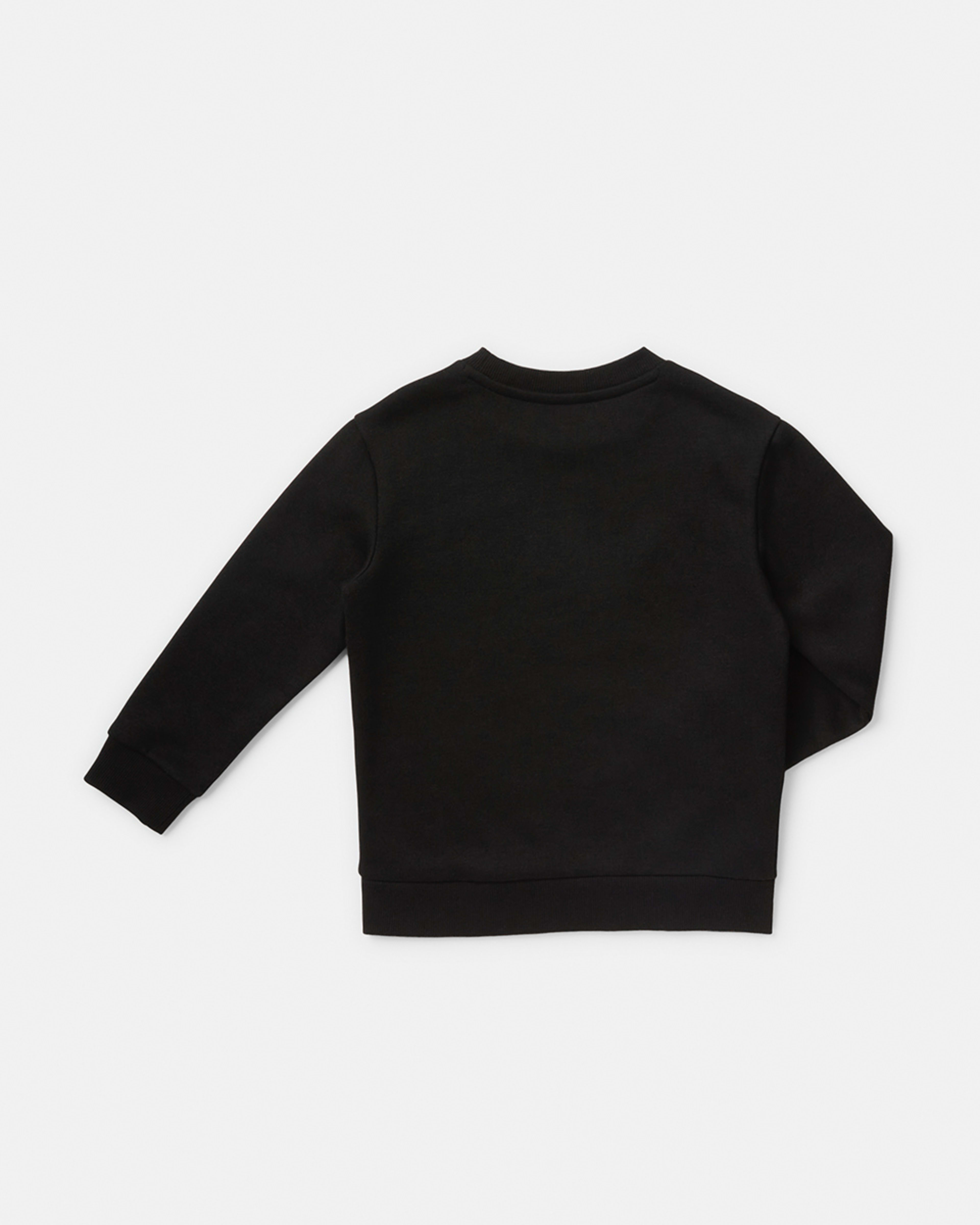 8 Basic Crew Neck Sweatshirt Black, 8 of 8