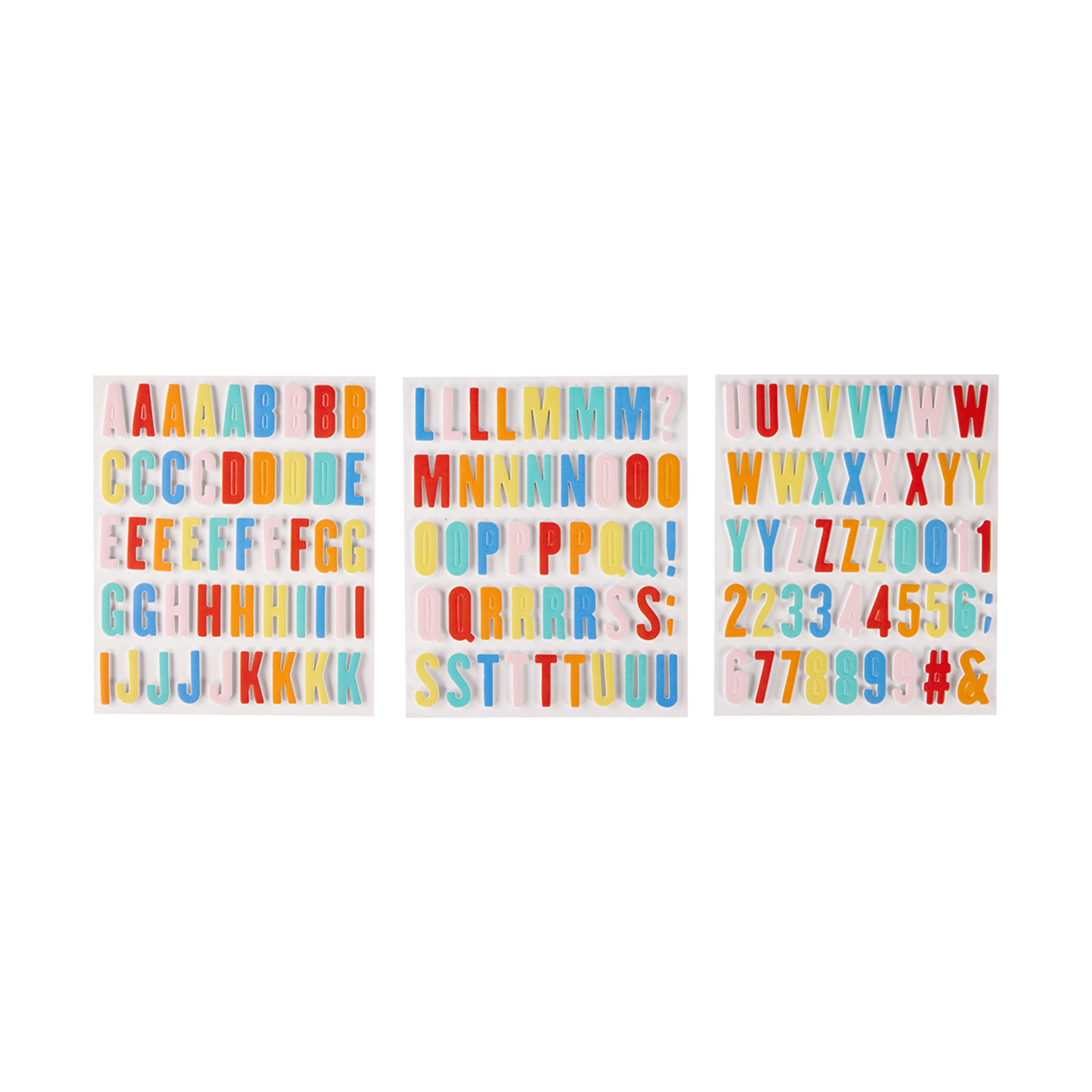 3 Pack Alphabet Stickers Kmart