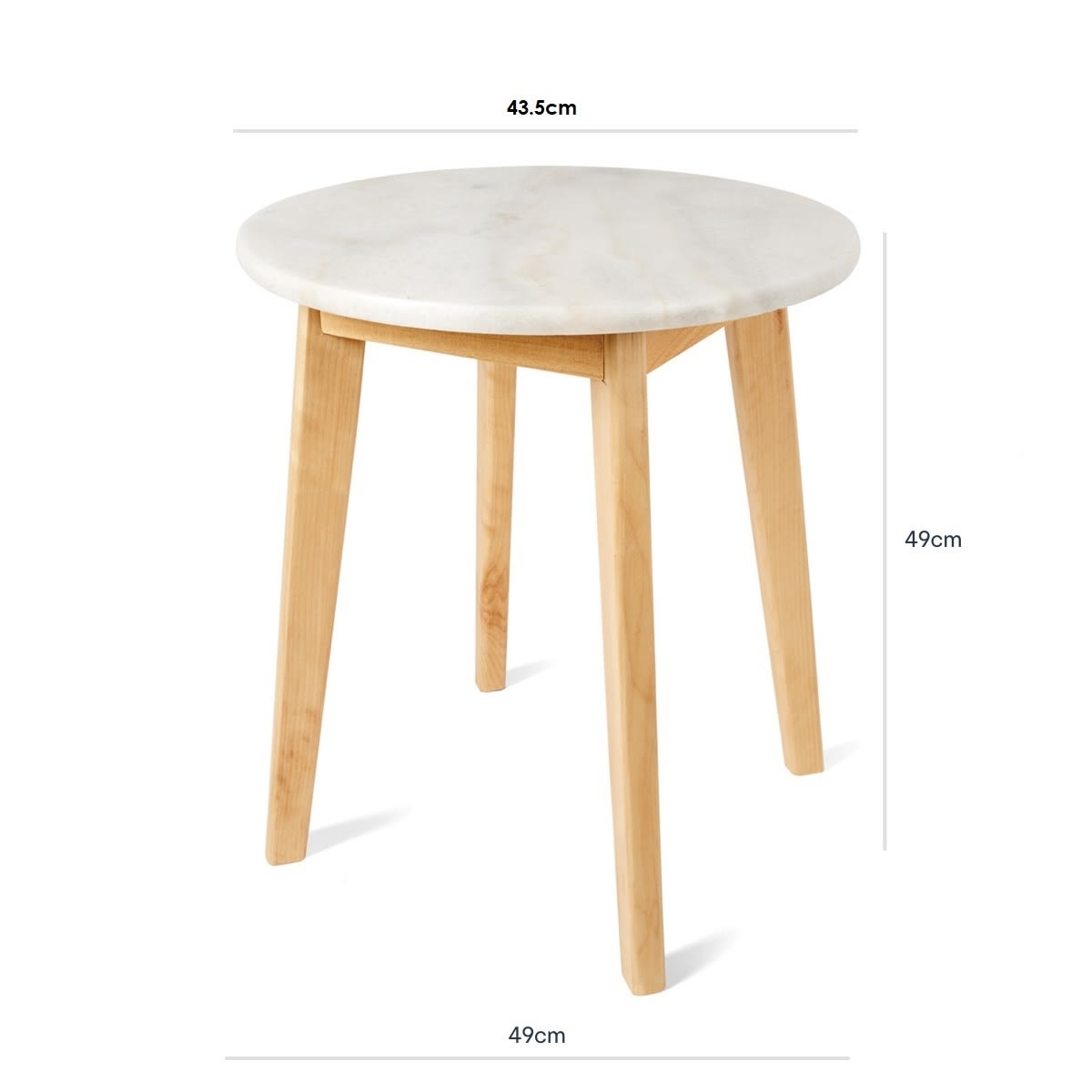 Marble Side Table - Kmart