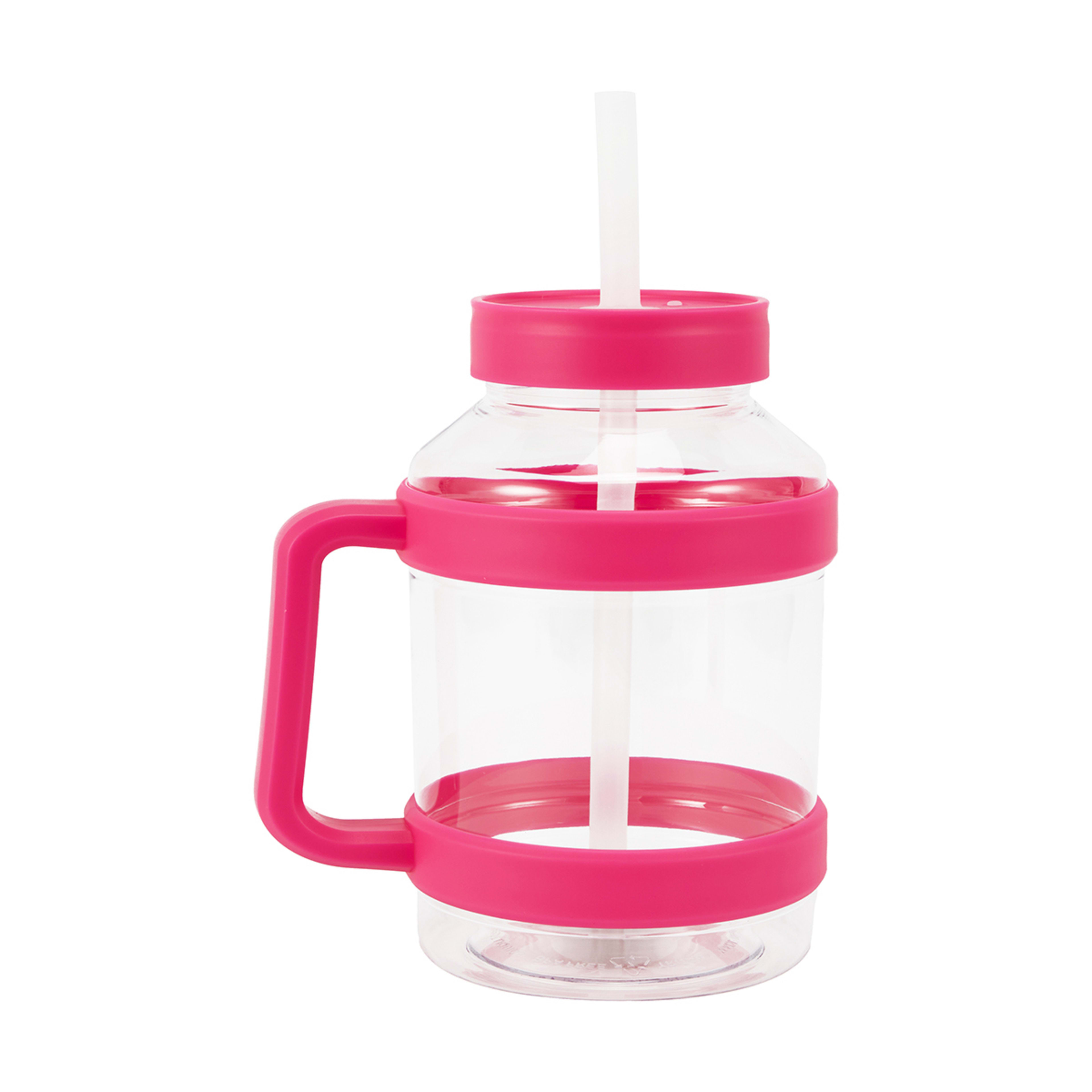 1 2.4L Pink Tritan Drink Bottle with Handle, 1 of 7