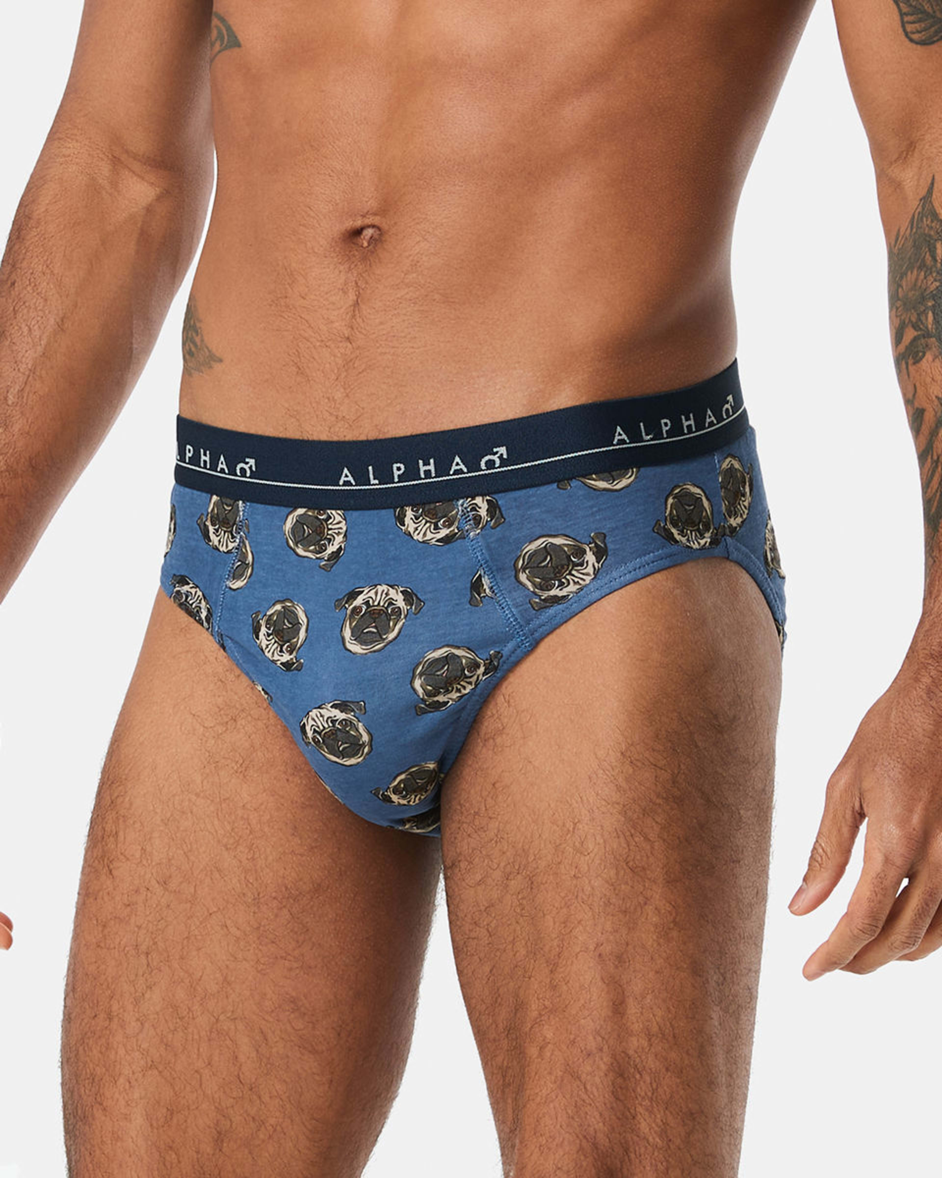 7 5 Pack Printed Briefs Dogshead, 7 of 10