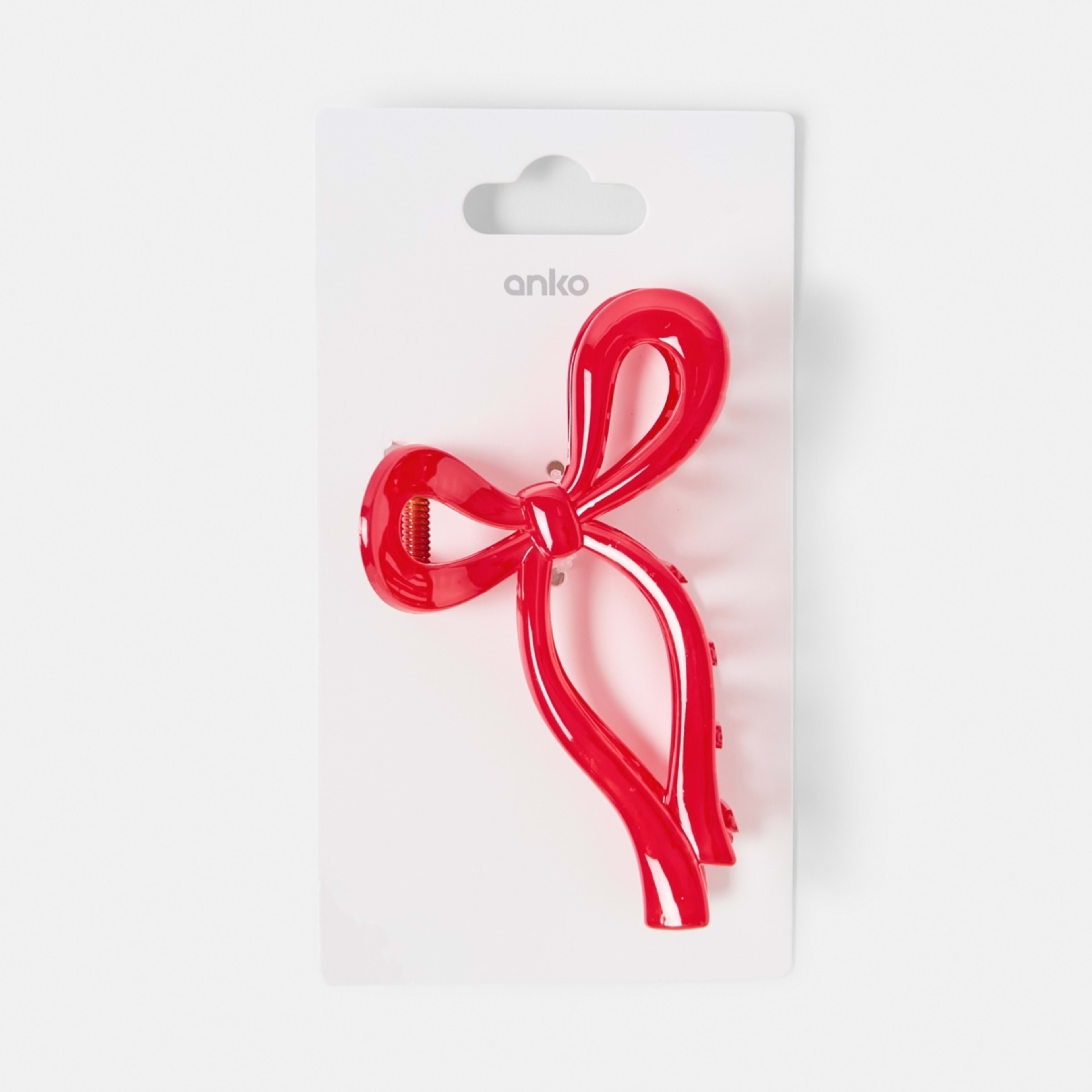 4 Red Bow Claw Hair Clip, 4 of 4