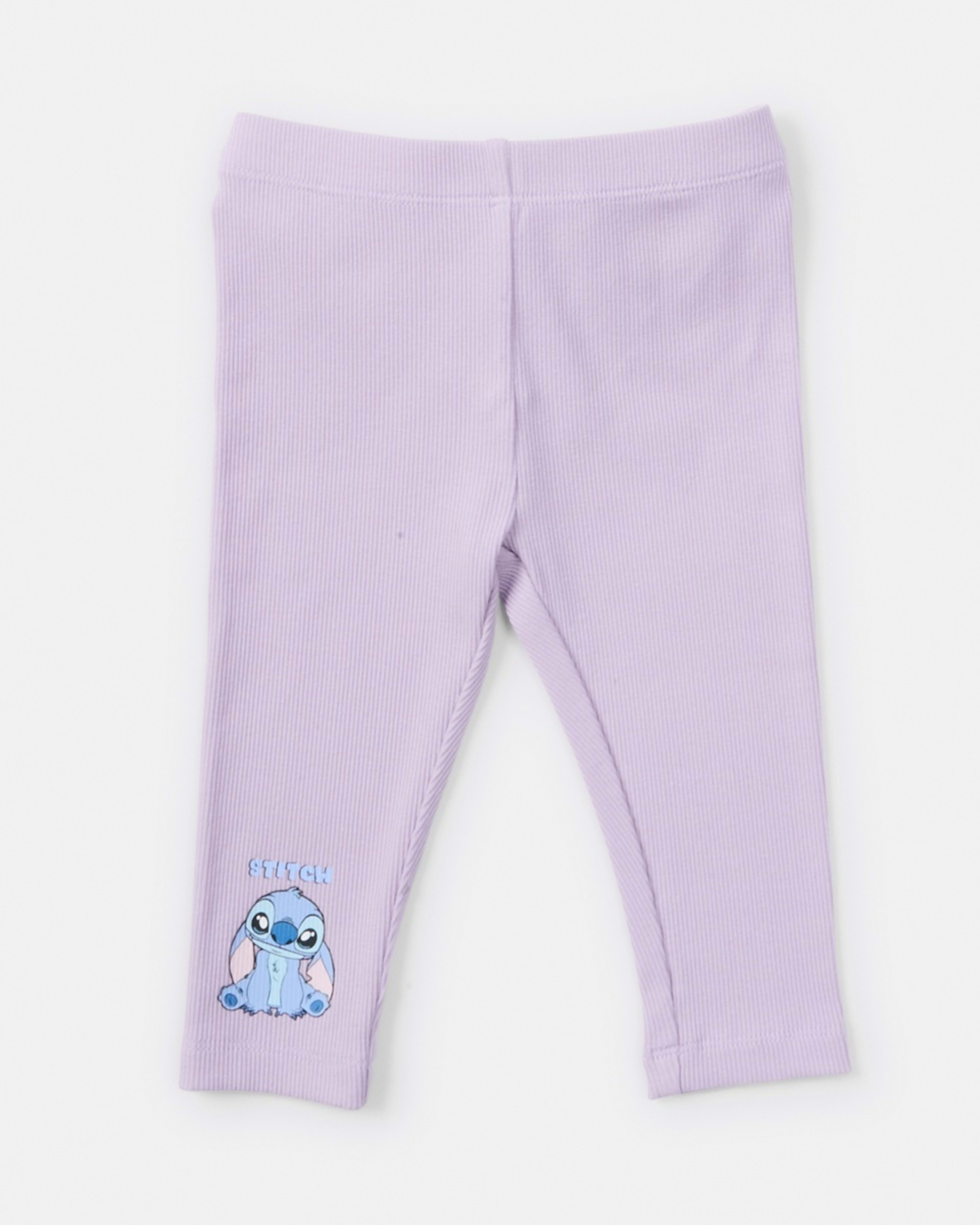 3 Disney Lilo & Stitch License Sweatshirt and Leggings Set Lilac Stitch, 3 of 7