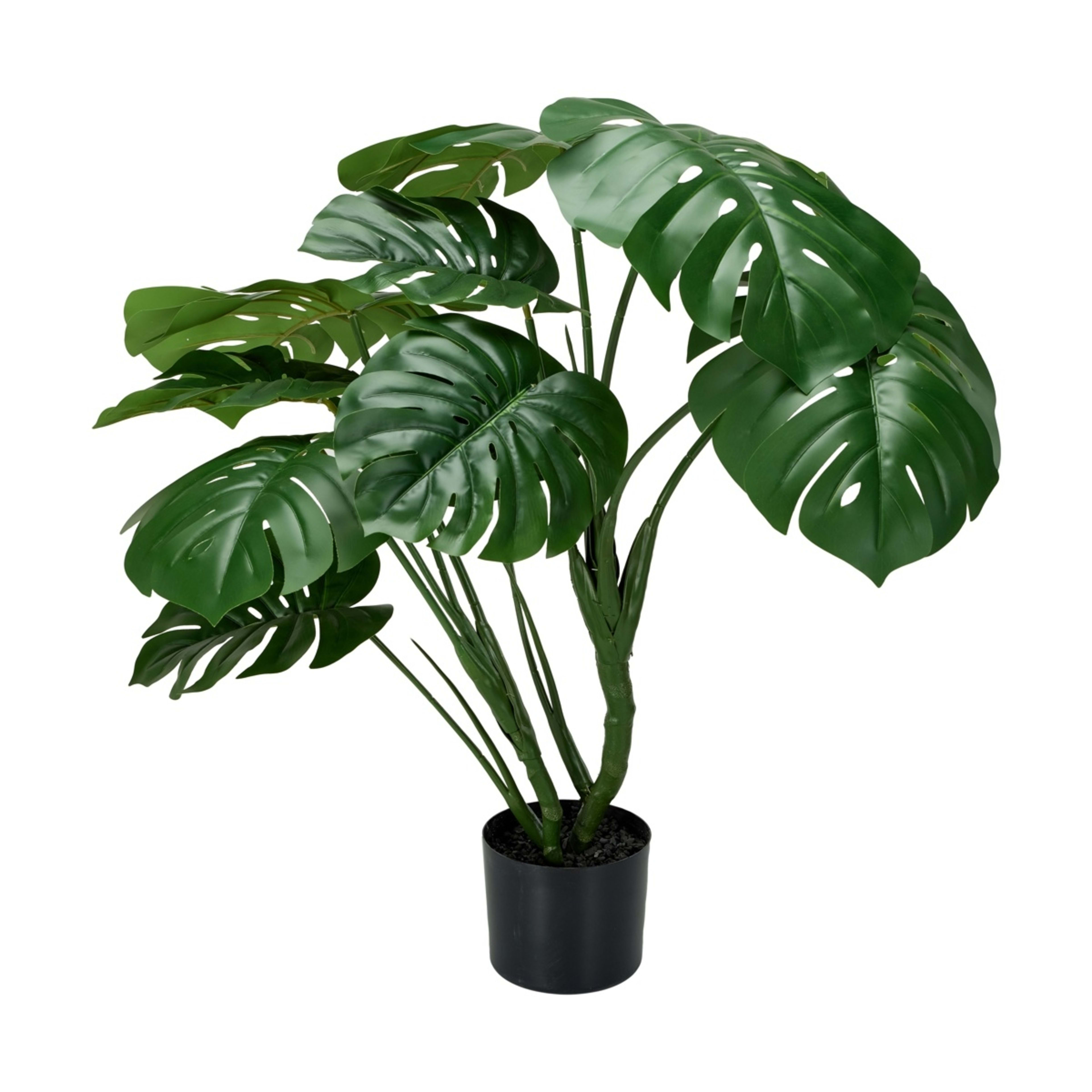 2 Tall Artificial Monstera, 2 of 5