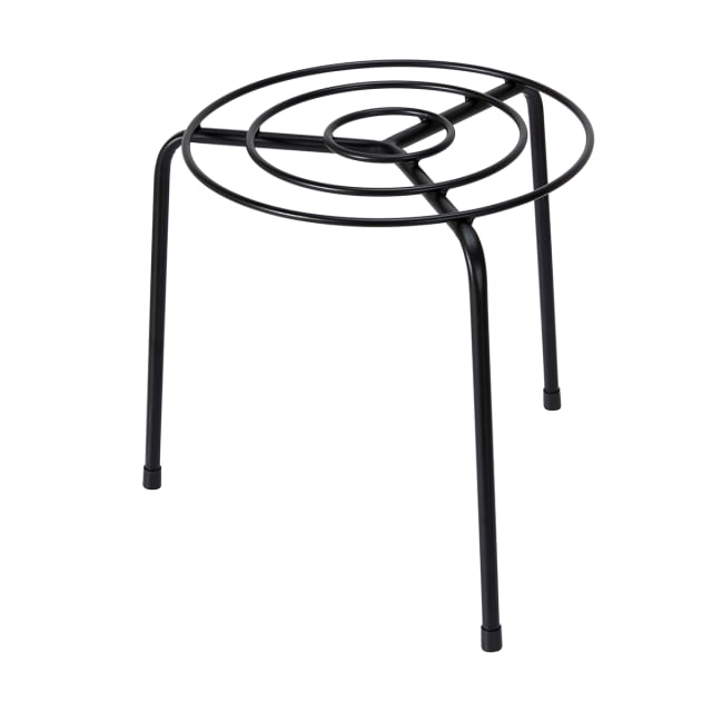 Circular Pot Stand Black Kmart