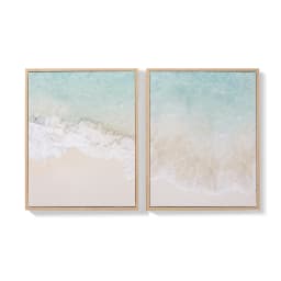 2 Pack Coastal Framed Canvas - Kmart