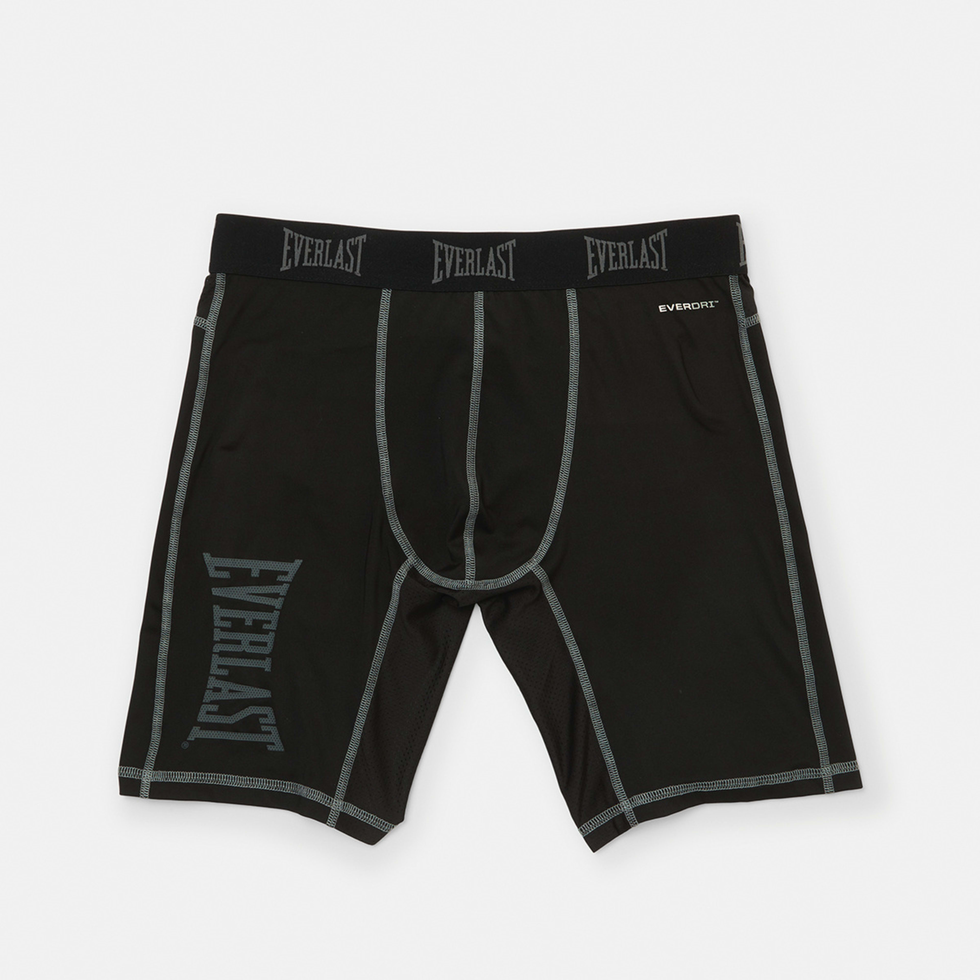 7 Everlast Mens Long Leg Performance Trunks Everlast Vertical Black, 7 of 8