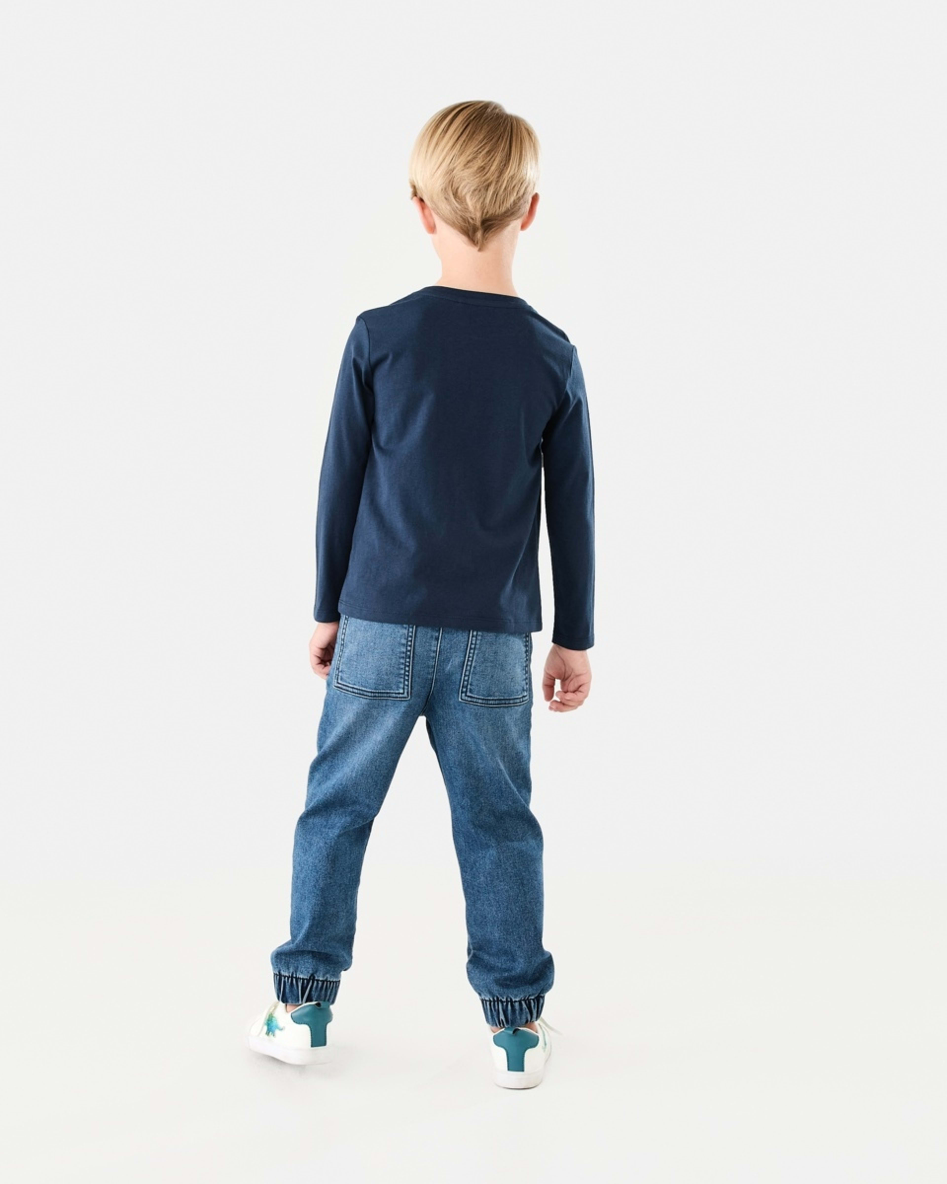 6 Long Sleeve Print T-shirt Blu Monste, 6 of 9
