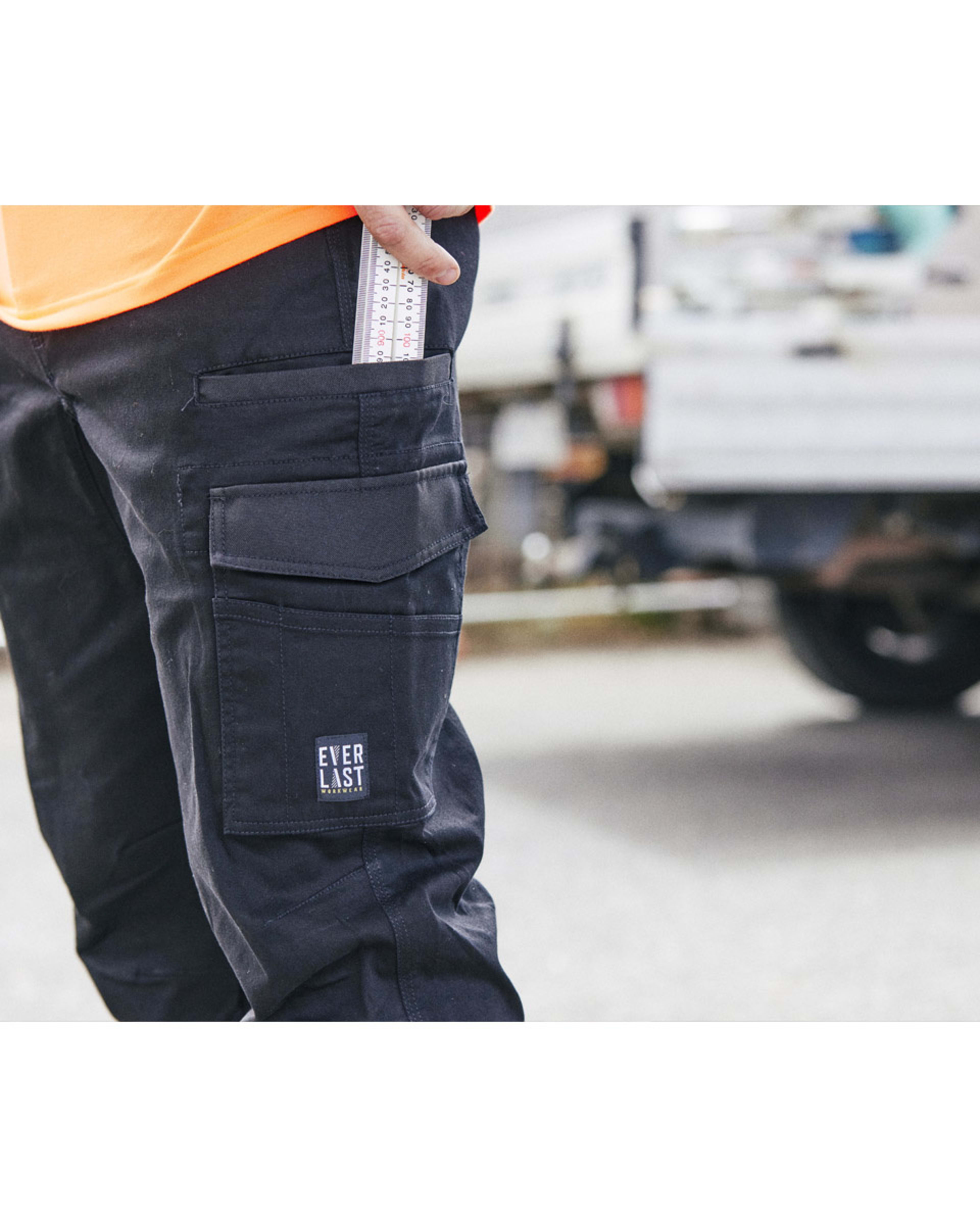 Everlast Mens Workwear Canvas Twill Jogger Pants Kmart