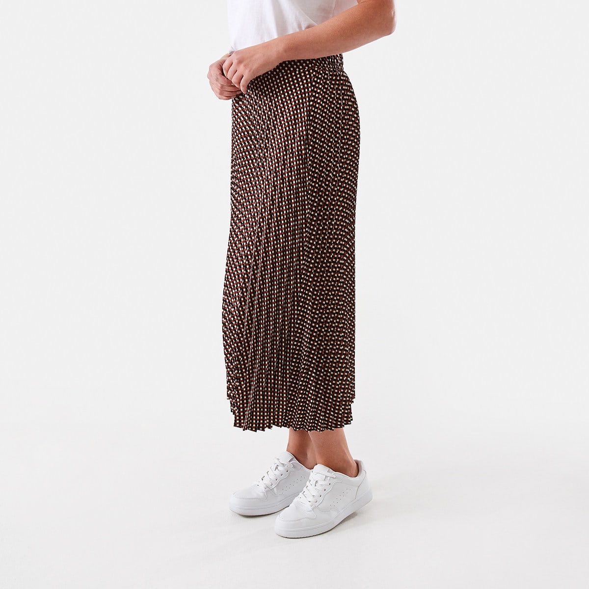 Pleated Midi Skirt Kmart