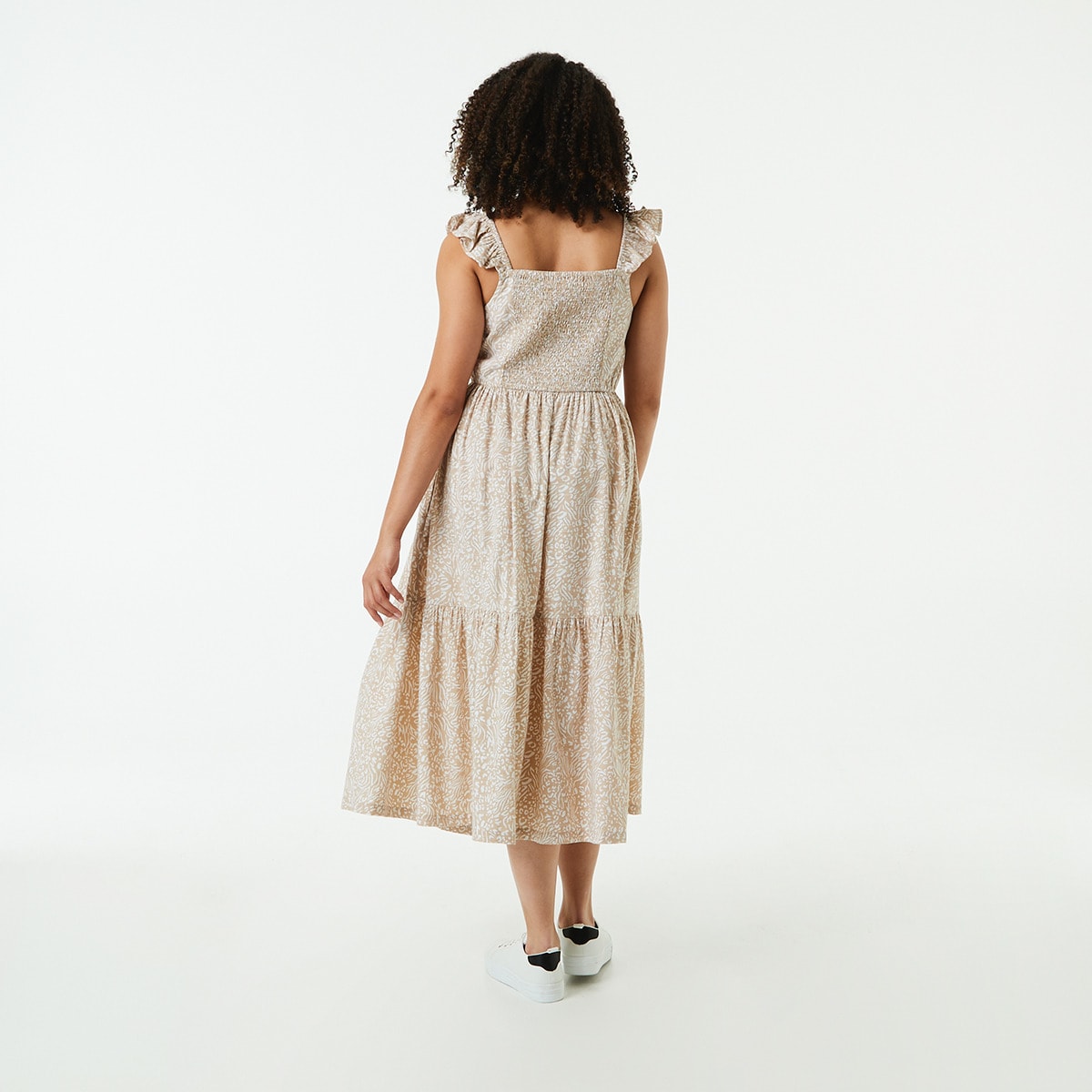 Maternity Sleeveless Frill Dress Kmart